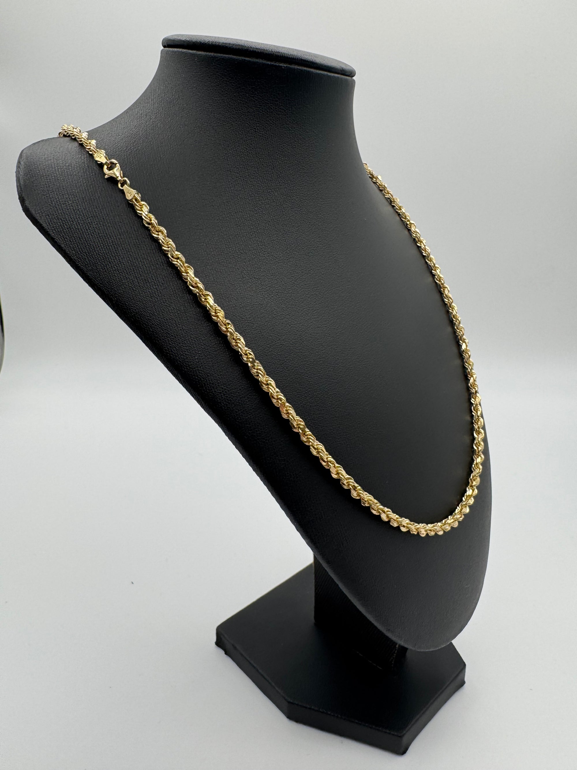 4MM ROPE 25 1/2 INCHES (DIAMOND CUT) JACOJE STAMP