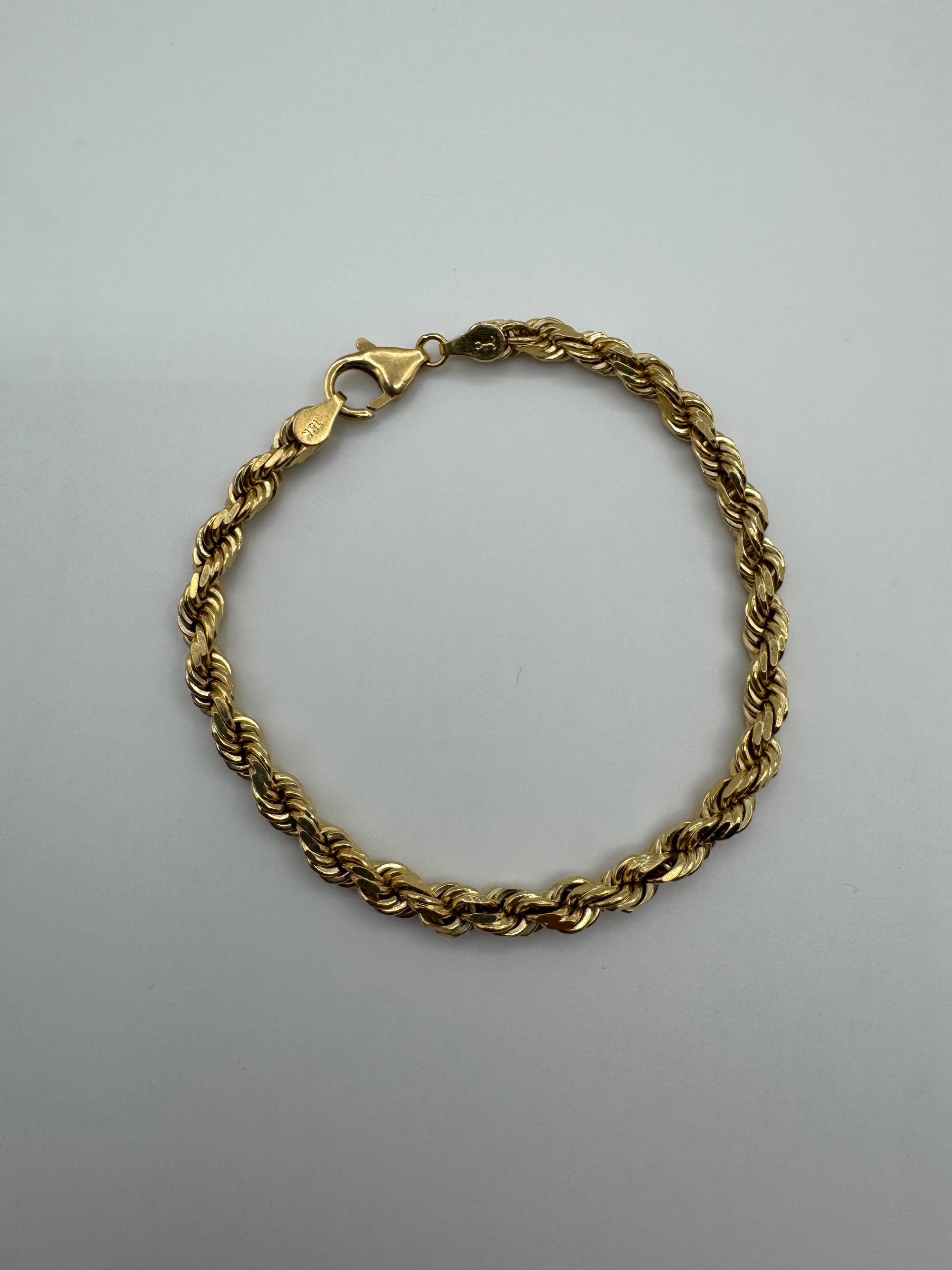 5MM Rope Bracelet-7 INCHES (JACOJE STAMPED)