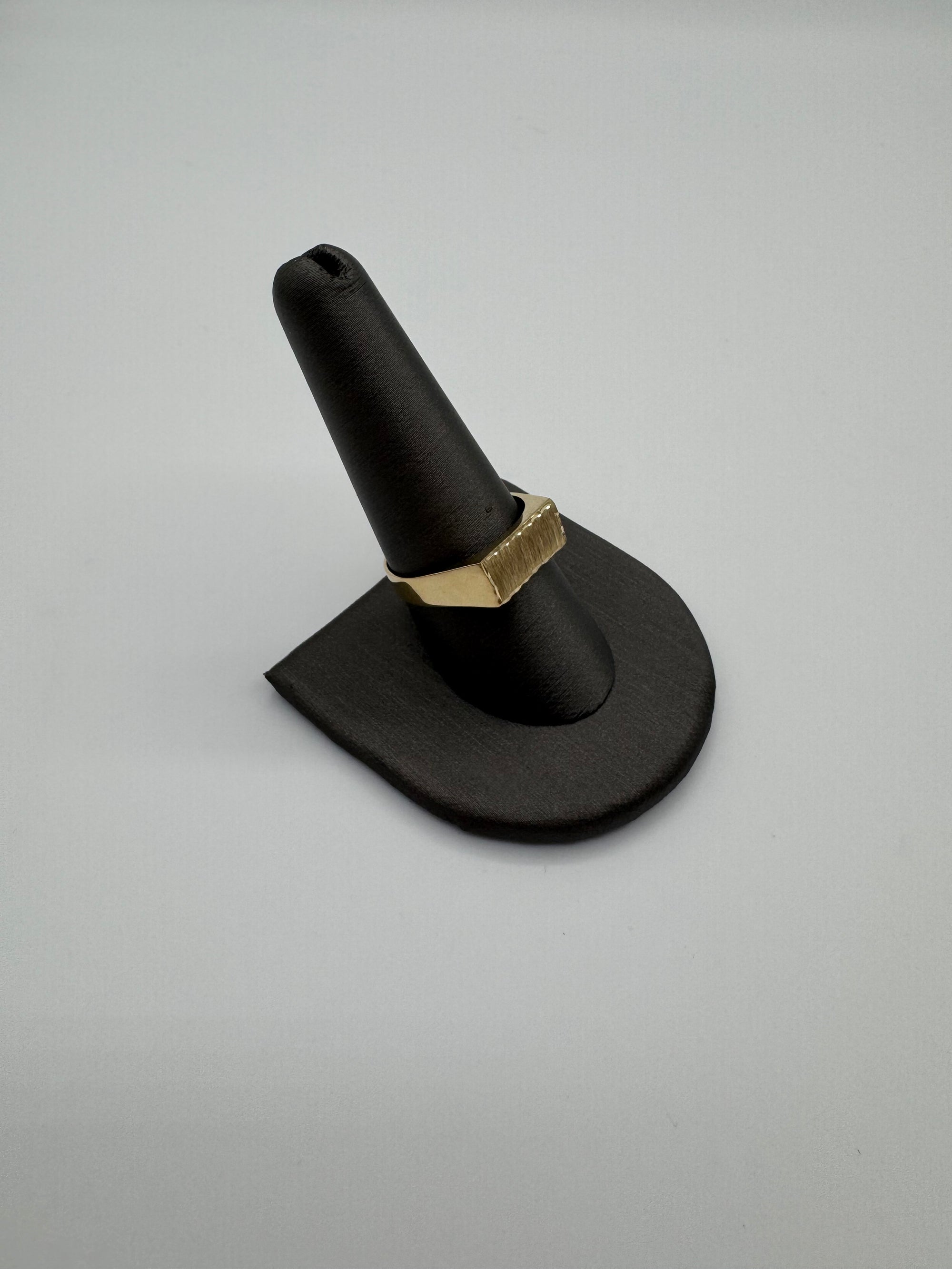 Flat Signet Ring SIZE 9.5 (BRUSHED FINISH)