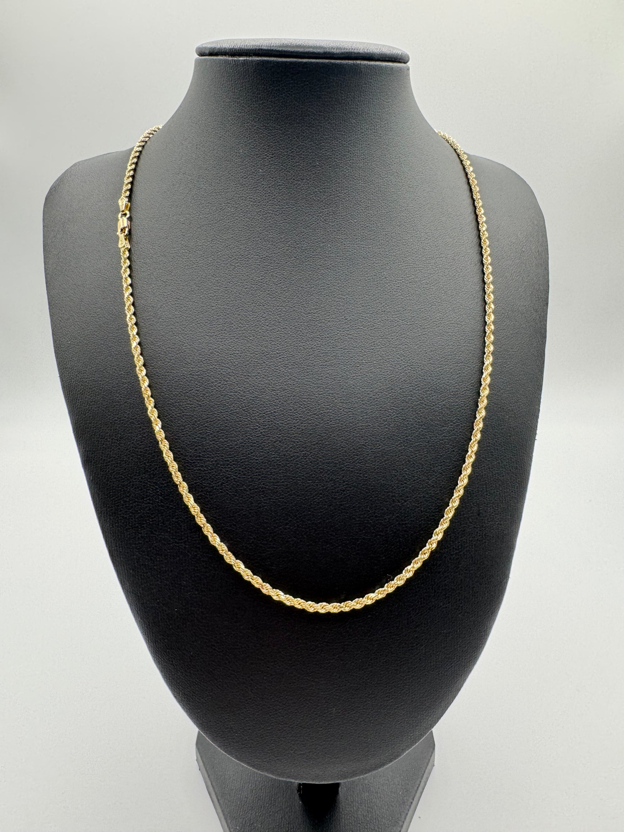2.5mm Rope Chain 20 inches (DIAMOND CUT)