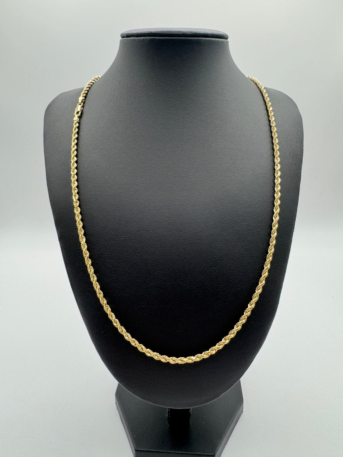 3mm Rope Chain 22 inches (DIAMOND CUT)