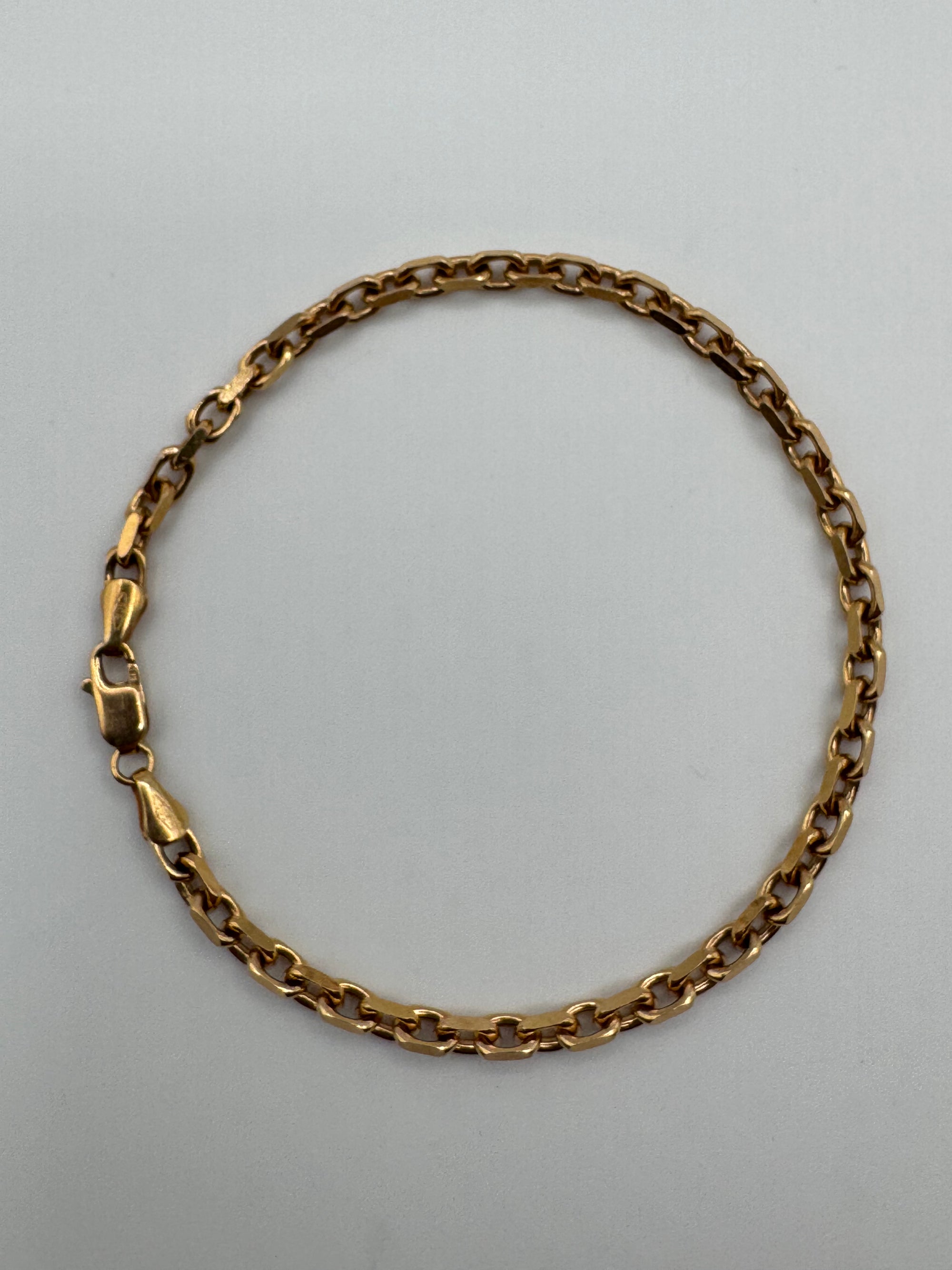 3mm Heavy Cable Link Bracelet 7.5 inches