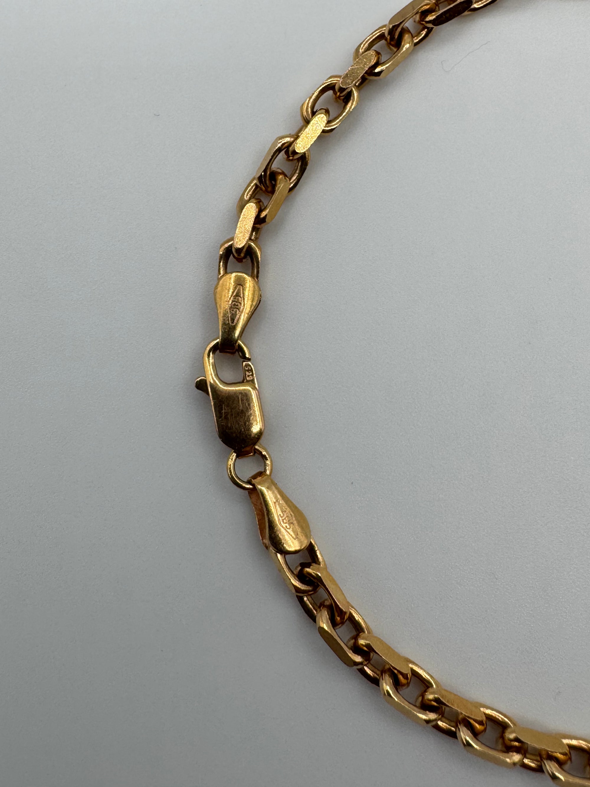 3mm Heavy Cable Link Bracelet 7.5 inches