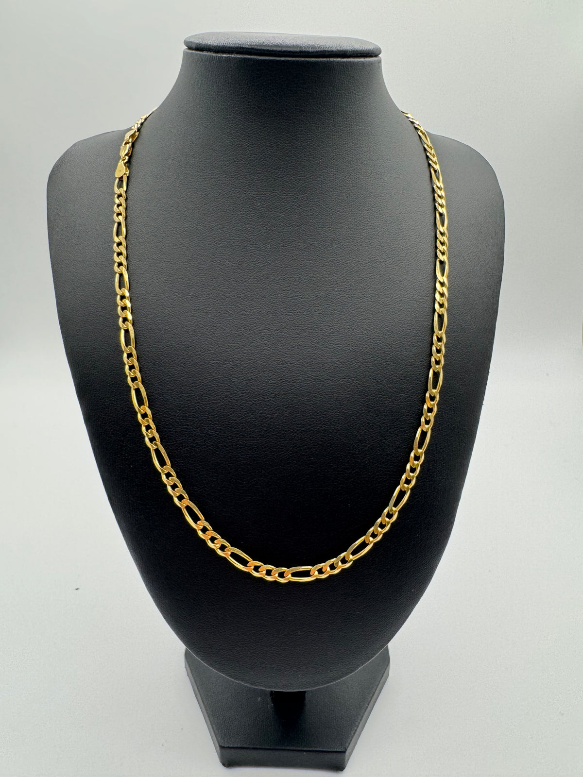4.5mm Figaro Chain 20 inches (18KT)