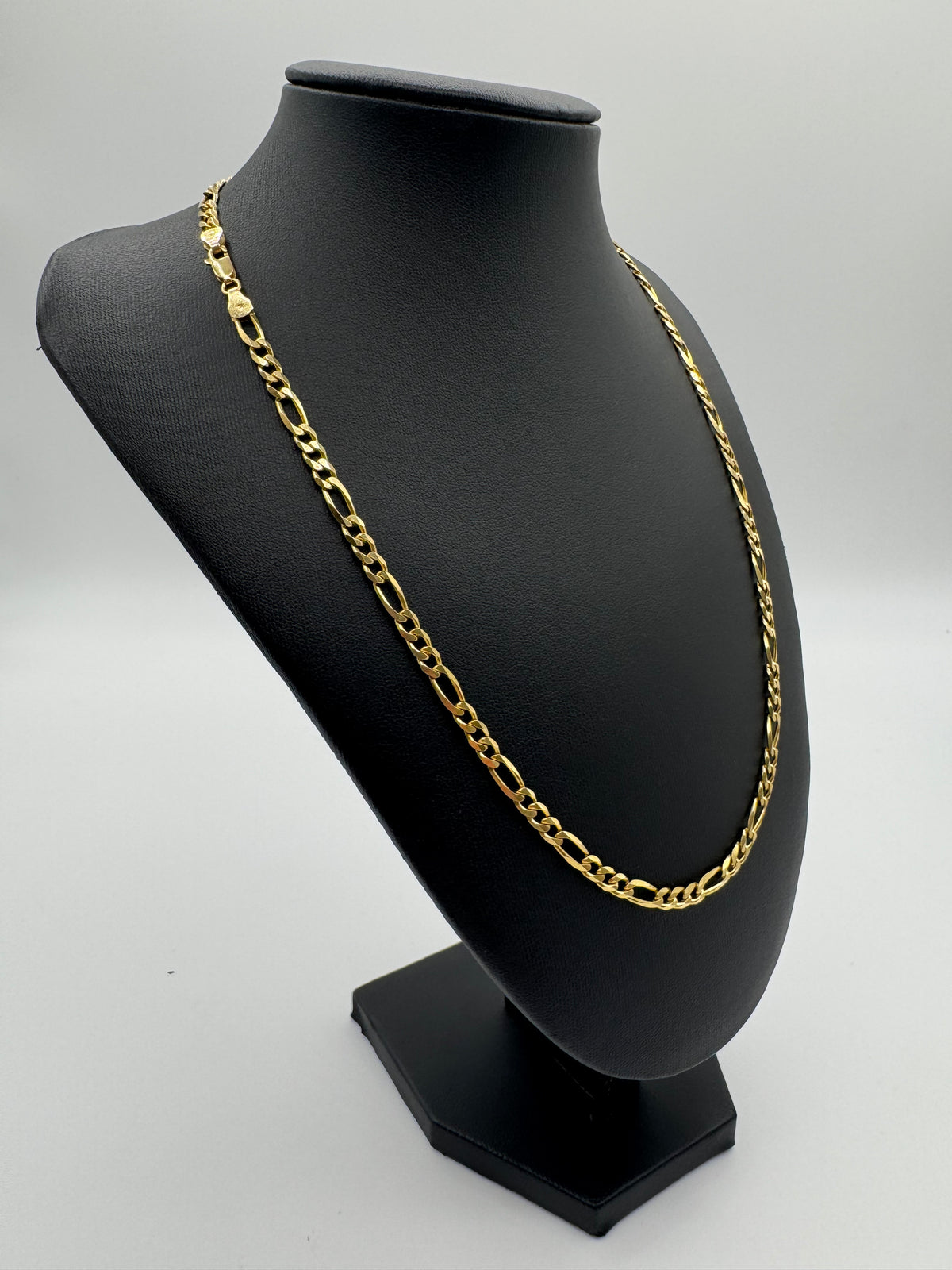 4.5mm Figaro Chain 20 inches (18KT)