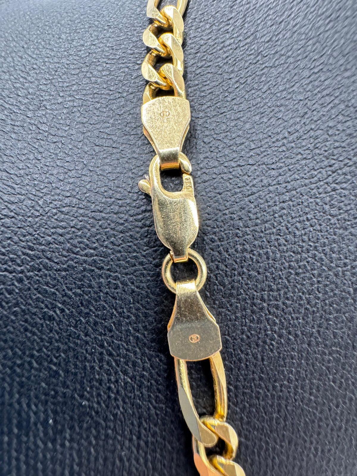 4.5mm Figaro Chain 20 inches (18KT)