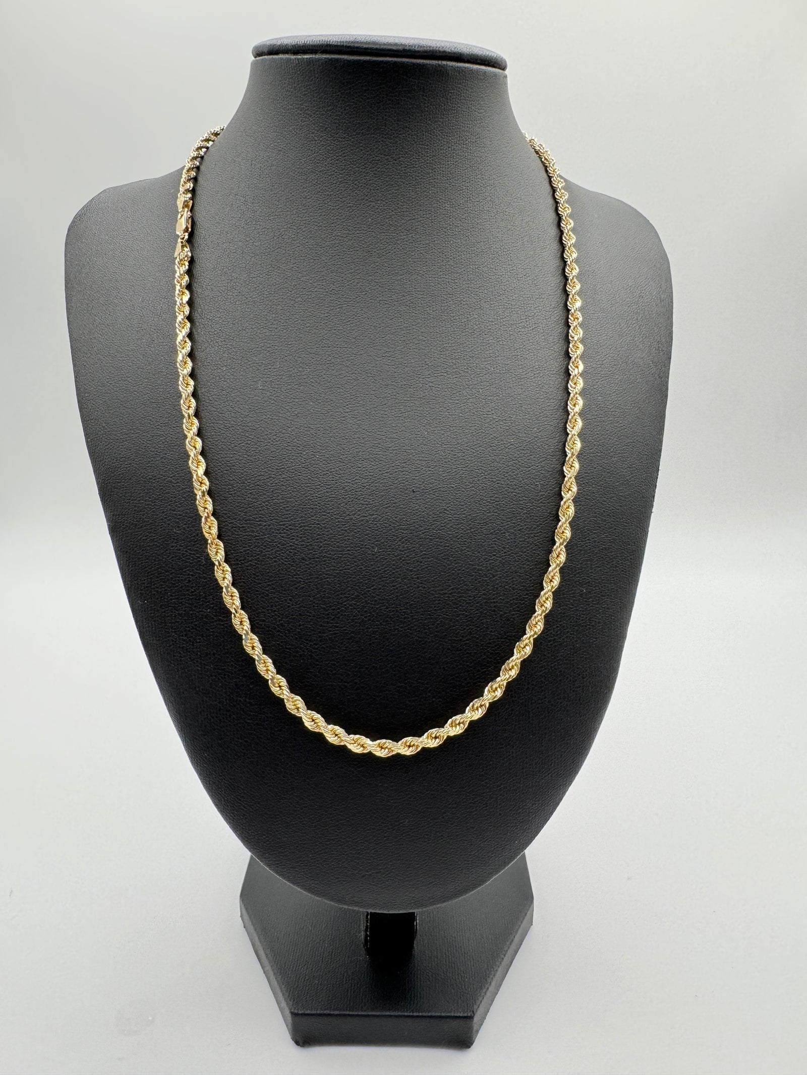 3.5mm Rope Chain 20 inches (DIAMOND CUT)