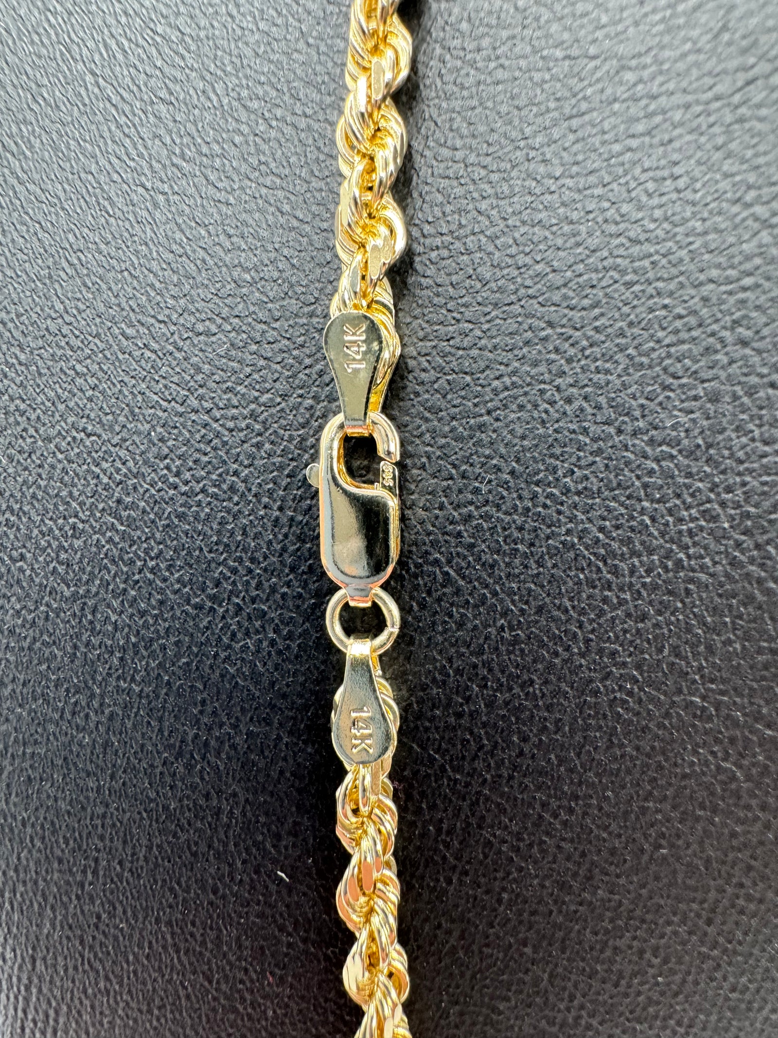 3.5mm Rope Chain 20 inches (DIAMOND CUT)