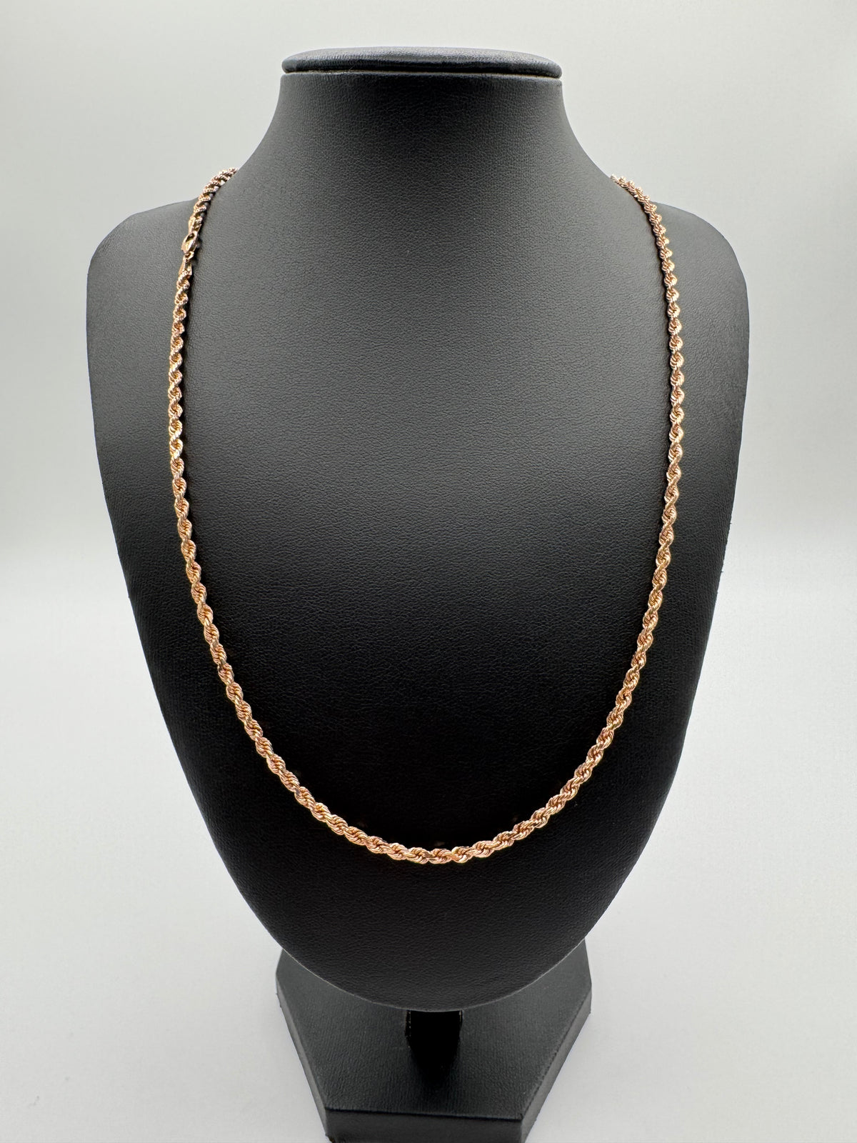 3mm Rope Chain 22 inches (DIAMOND CUT)
