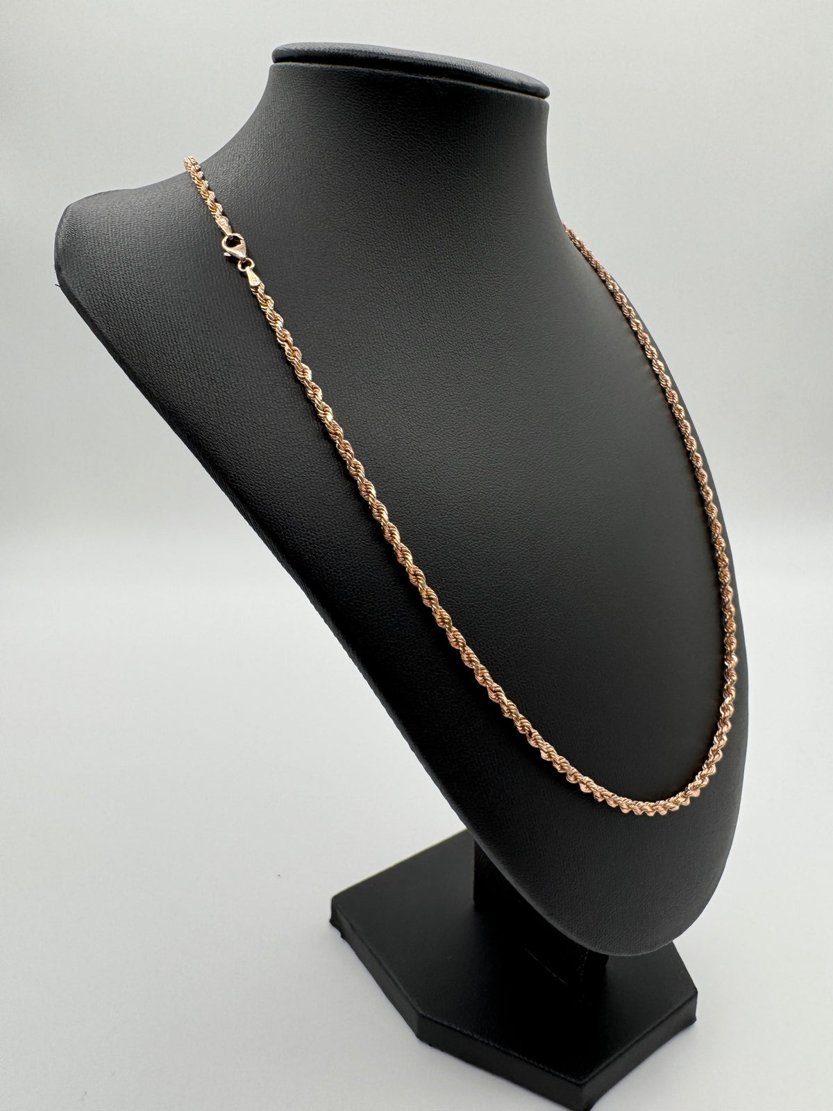 3mm Rope Chain 22 inches (DIAMOND CUT)