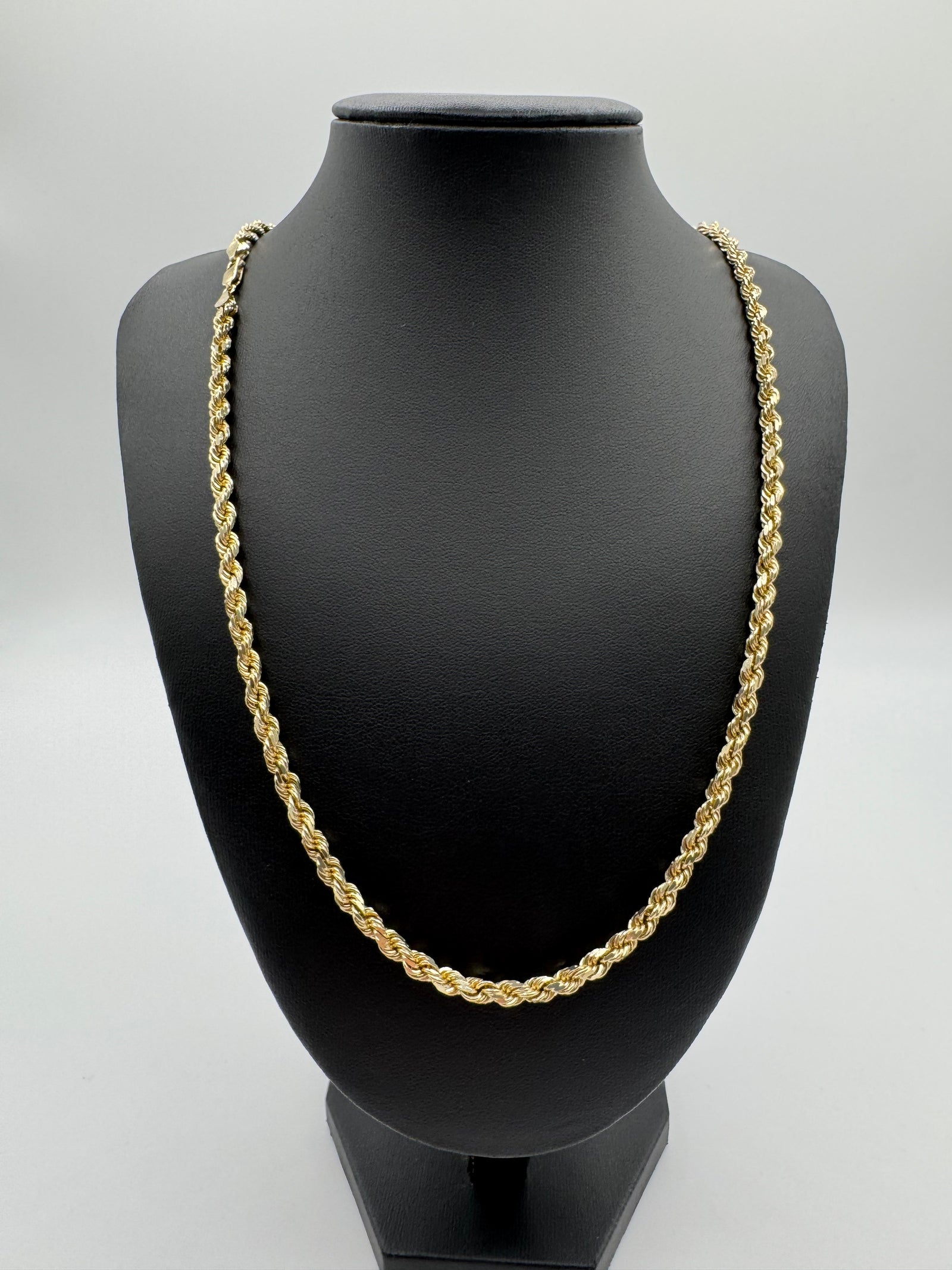 5mm Rope Chain 24 inches (DIAMOND CUT)