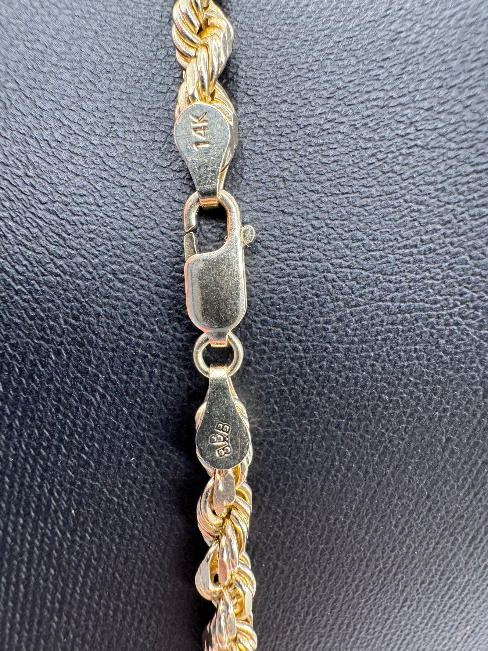 5mm Rope Chain 24 inches (DIAMOND CUT)