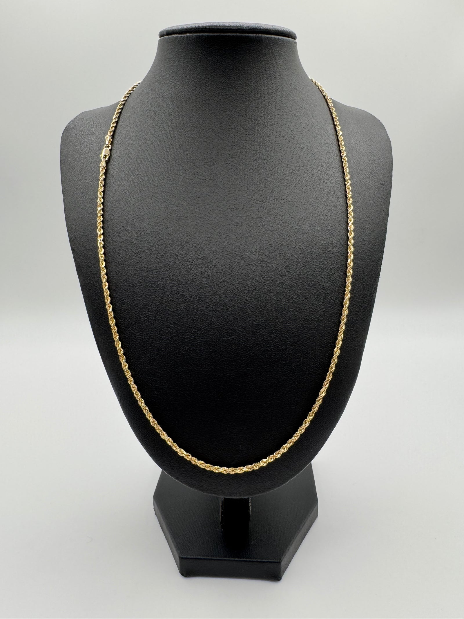 2.5mm Rope Chain 24 inches (DIAMOND CUT)