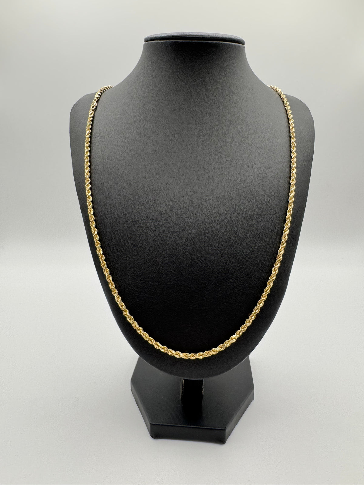 3mm Rope Chain 24 inches (DIAMOND CUT)