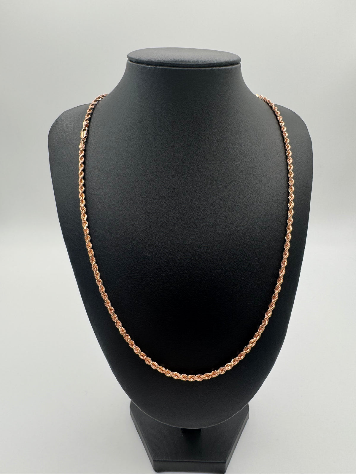 3mm Rope Chain 22 inches (DIAMOND CUT)