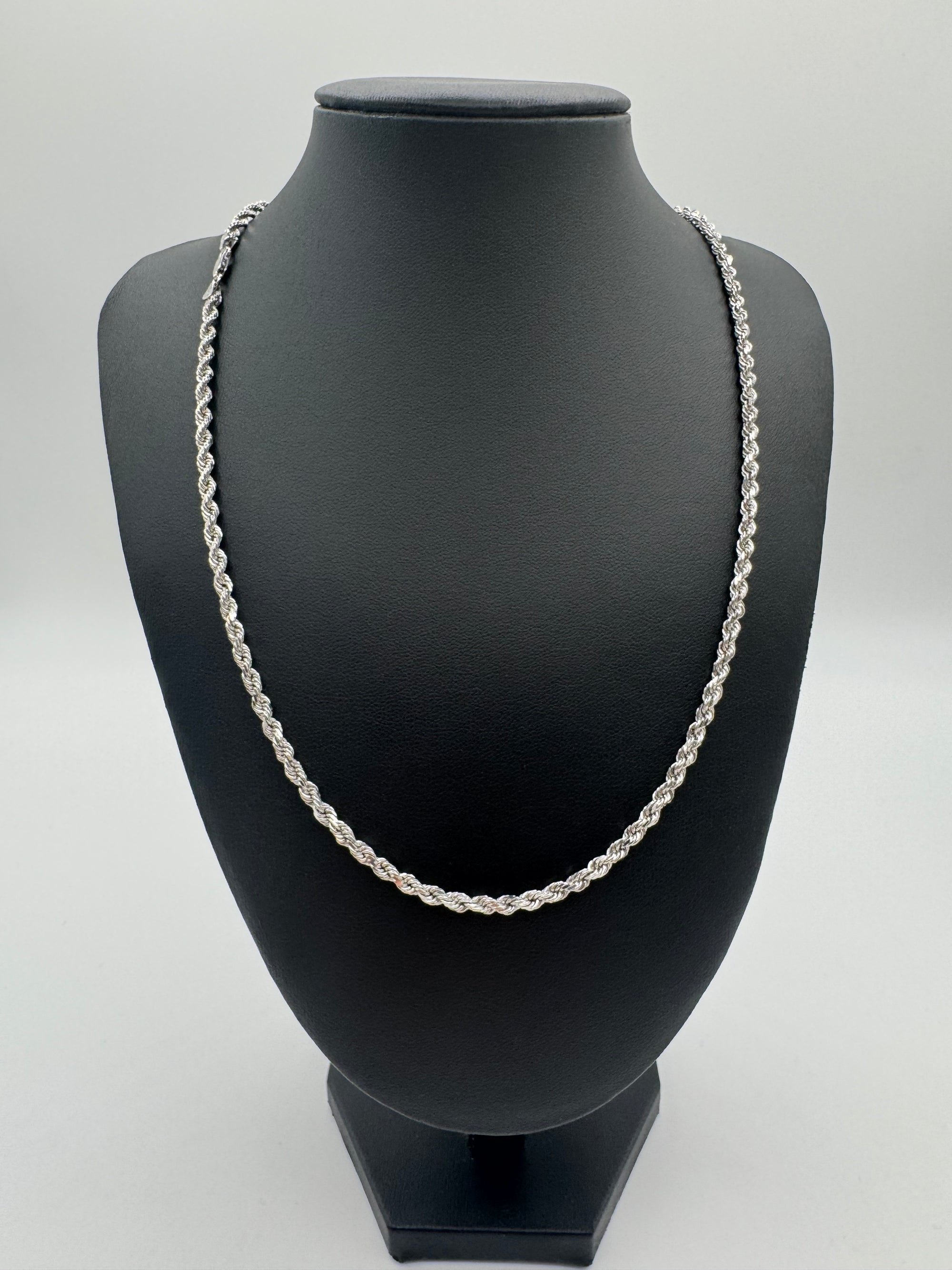 3.5mm Rope Chain 26 inches (DIAMOND CUT)