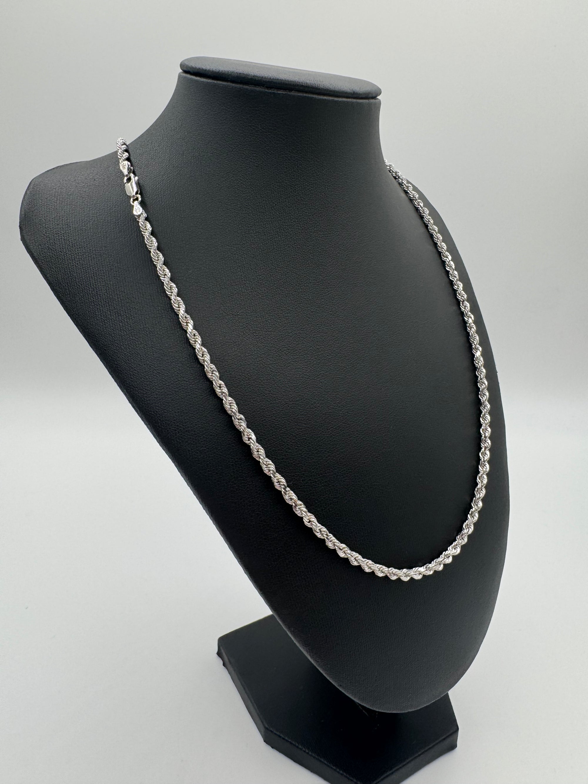 3.5mm Rope Chain 26 inches (DIAMOND CUT)