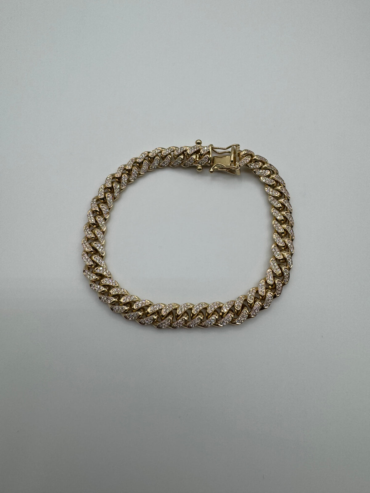 7MM Miami Cuban Link 7 inches (DIAMOND)