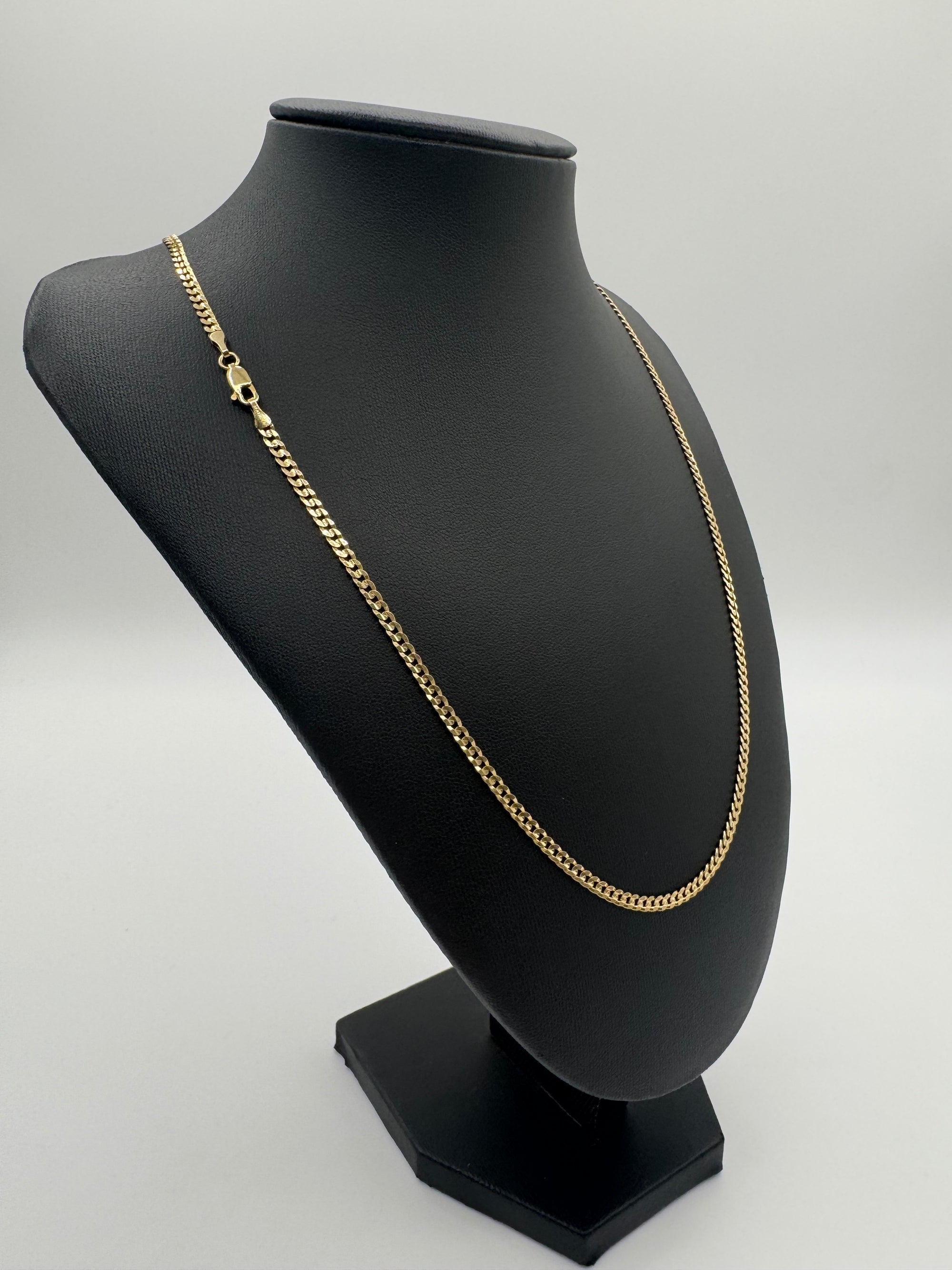 3MM Flat Curb Chain 22 inches