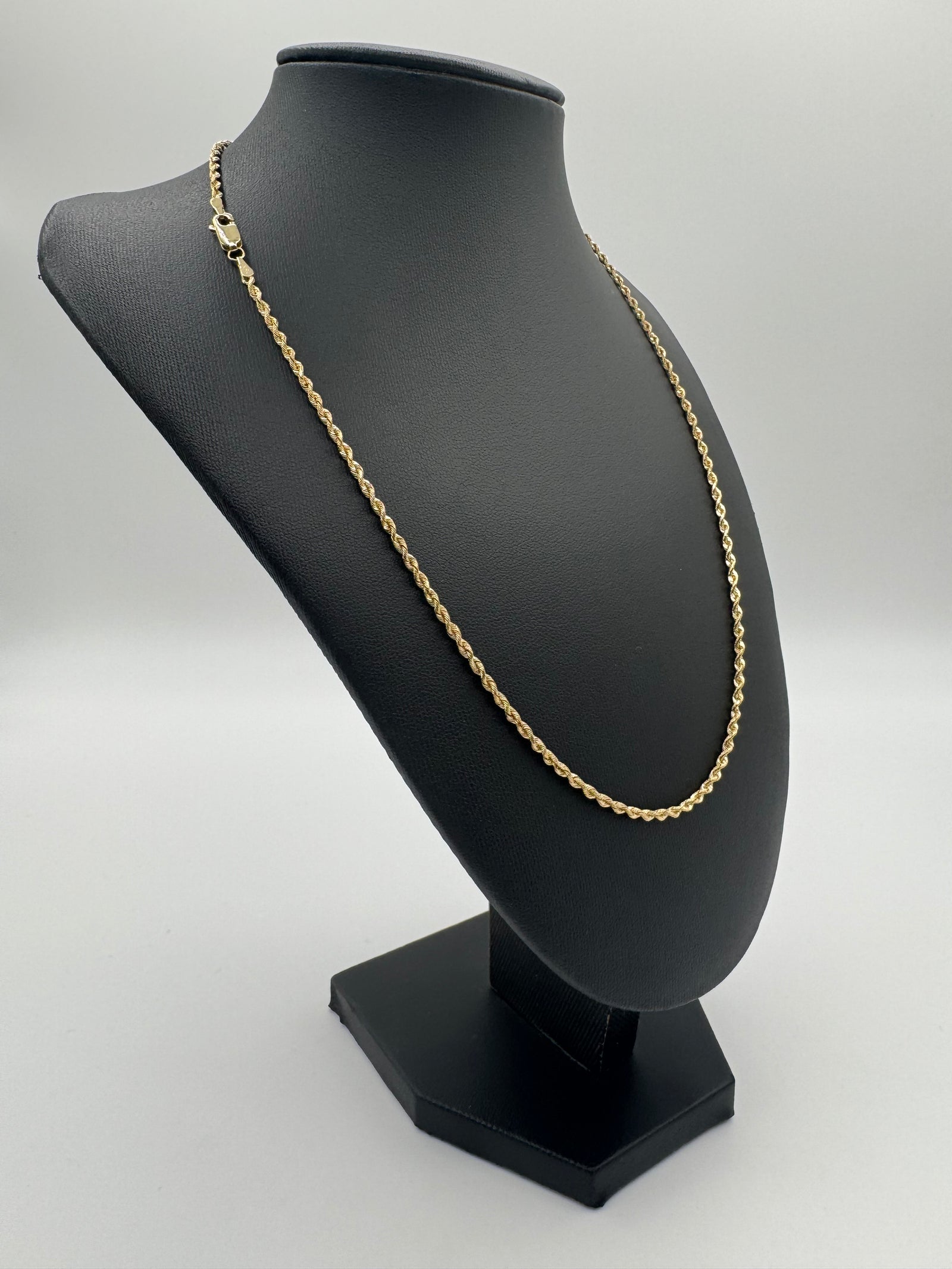 2MM ROPE CHAIN 20 INCHES (DIAMOND CUT)
