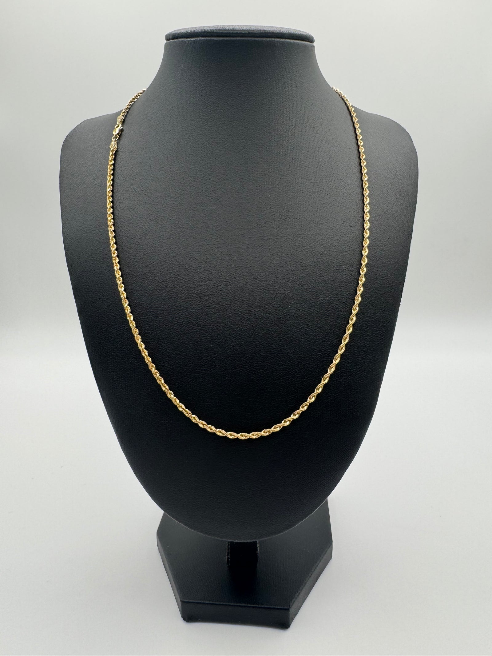2MM ROPE CHAIN 20 INCHES (DIAMOND CUT)