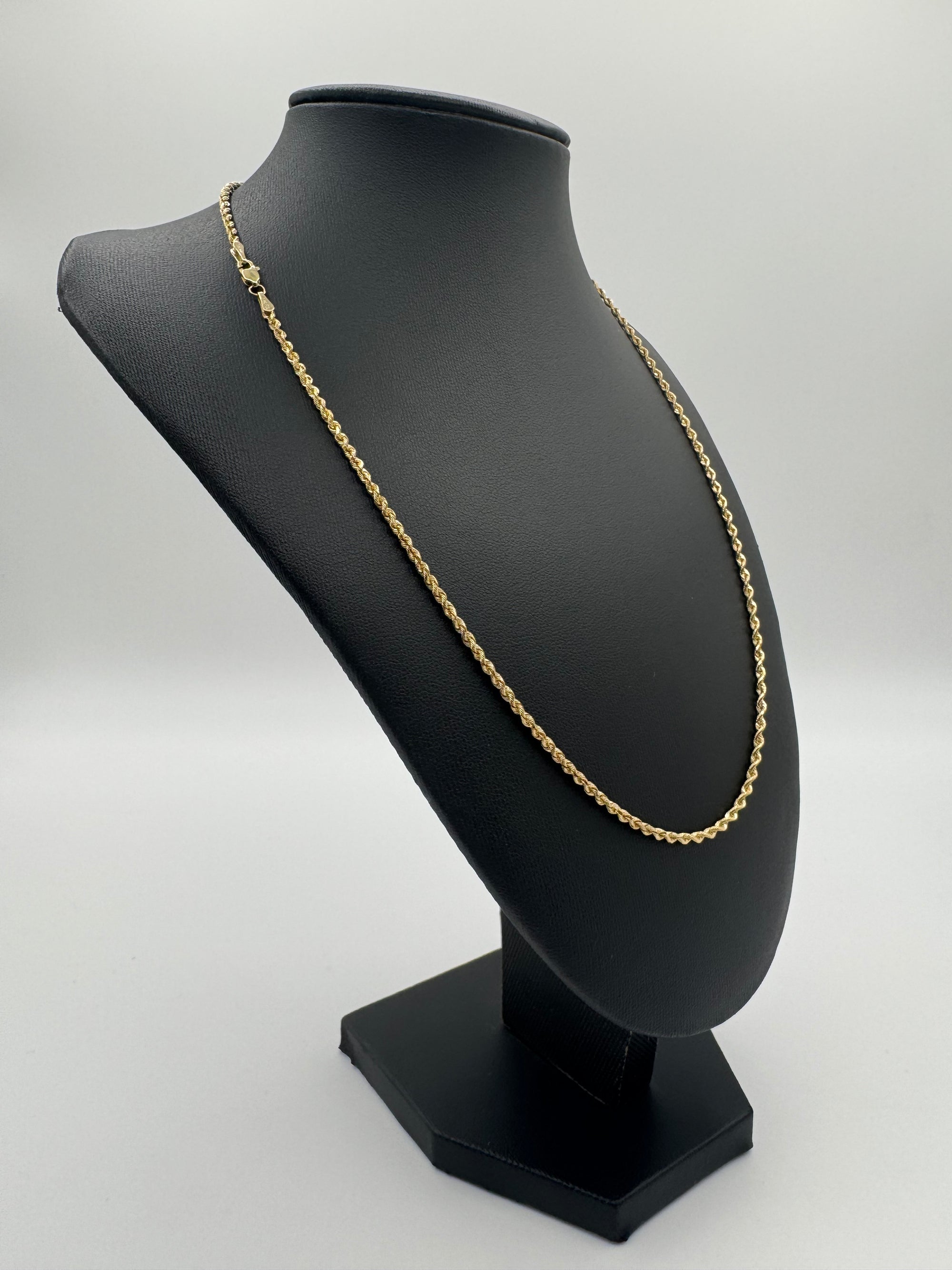 2MM ROPE CHAIN 20 INCHES (DIAMOND CUT)