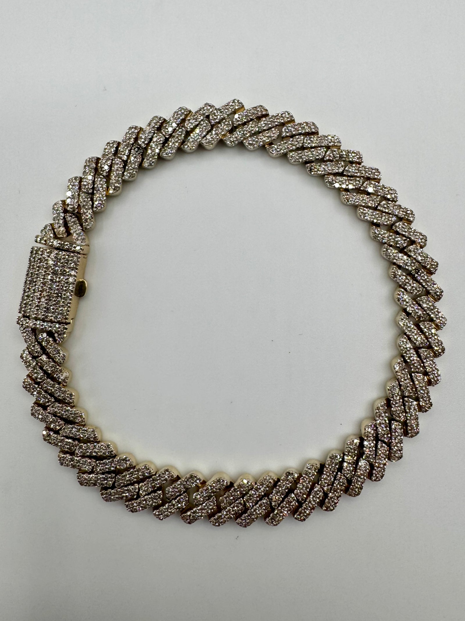 8MM Miami Cuban Link 8.5 inches (DIAMOND)