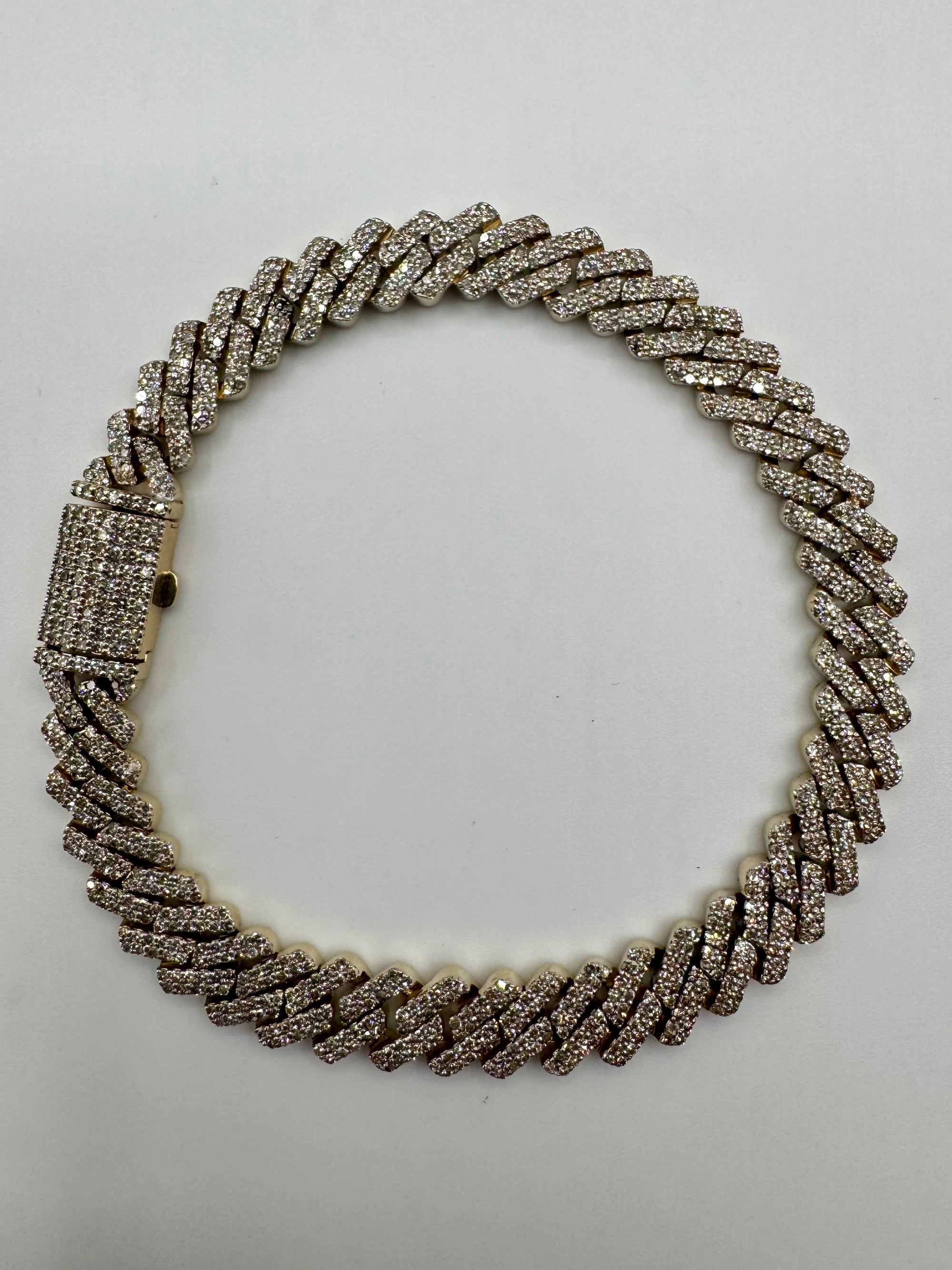 8MM Miami Cuban Link 8.5 inches (DIAMOND)