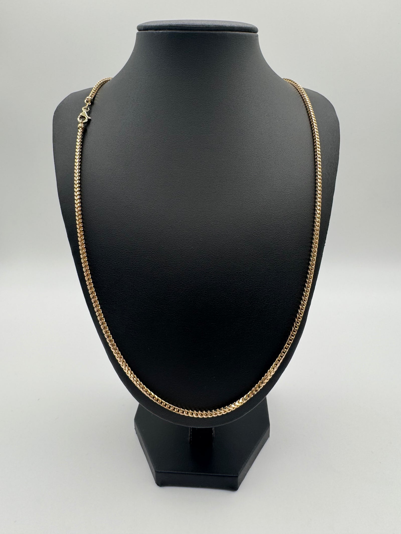 2.5mm Franco Chain 24 inches (PLAIN) JACOJE STAMPED