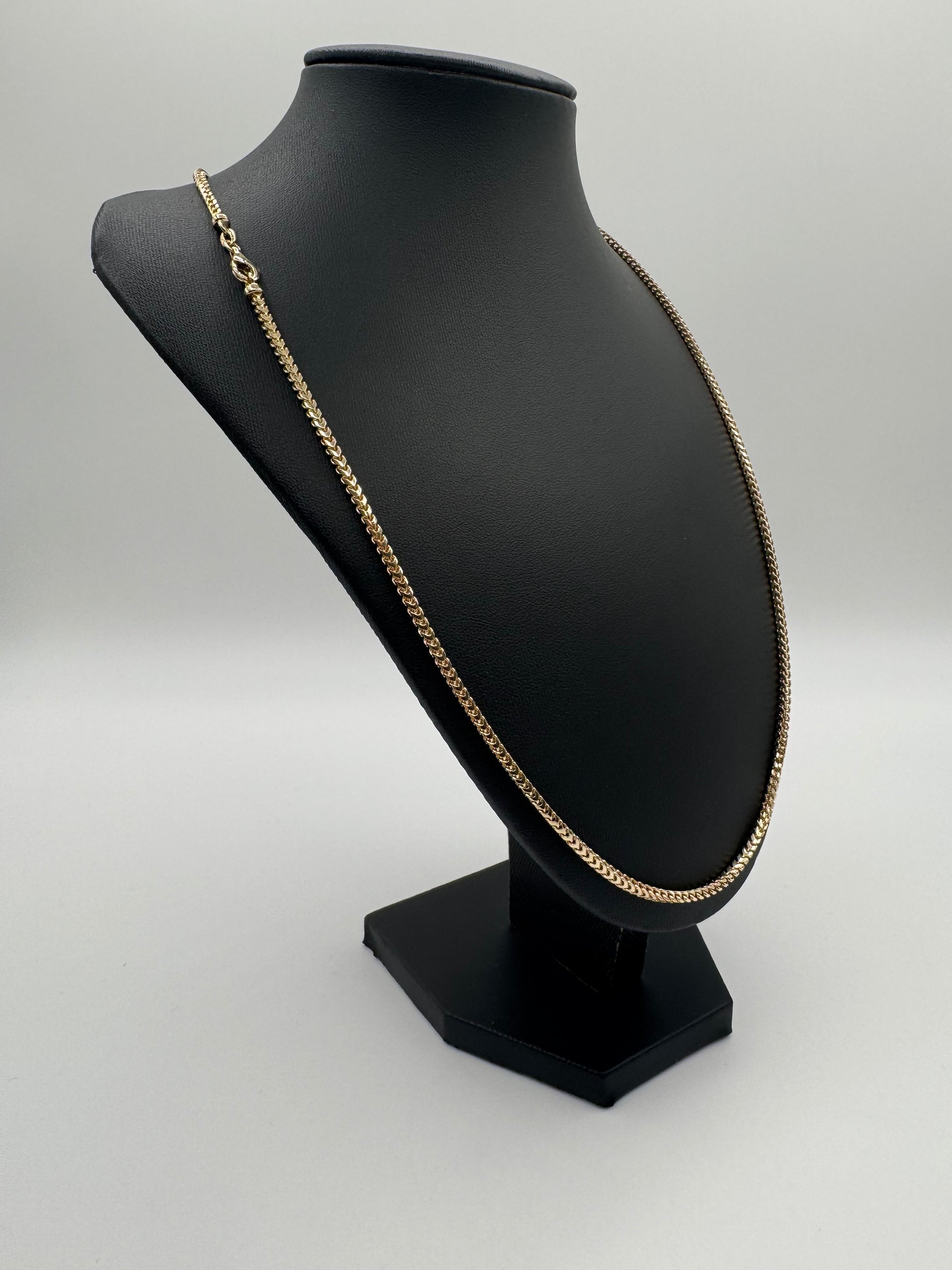 2.5mm Franco Chain 24 inches (PLAIN) JACOJE STAMPED