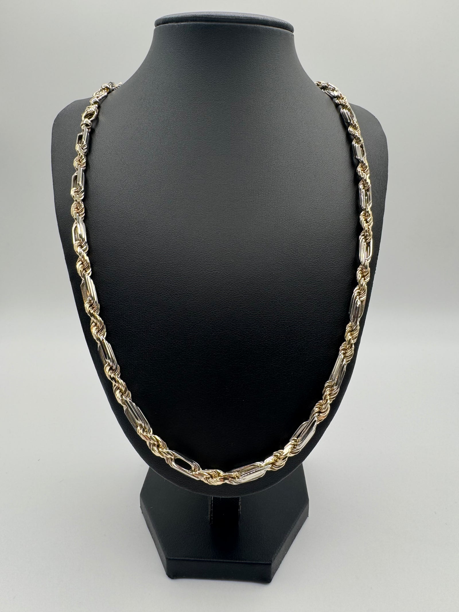 6mm Figarope 24 inches TWO TONE (YELLOW/WHITE)