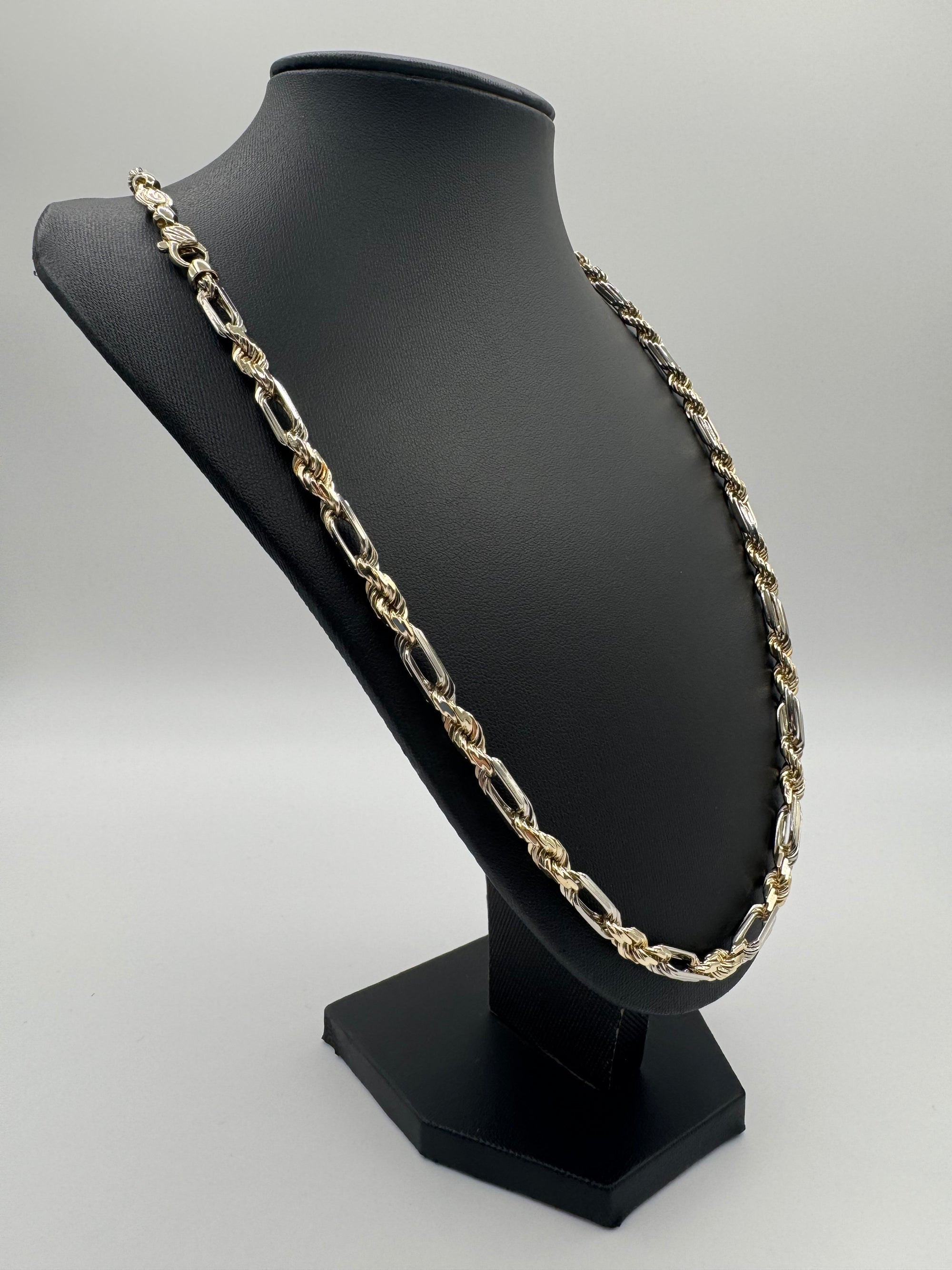 6mm Figarope 24 inches TWO TONE (YELLOW/WHITE)