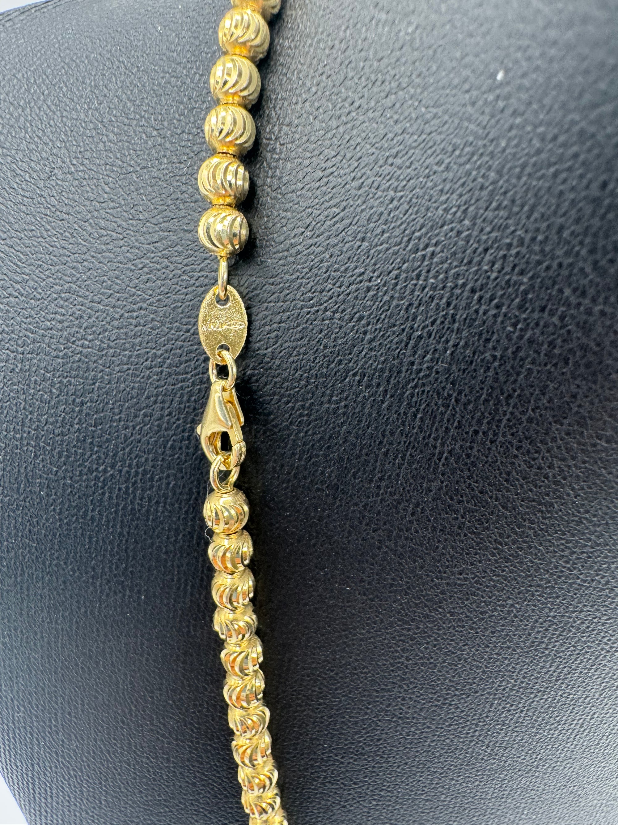 4mm Moon Cut Chain 20 inches