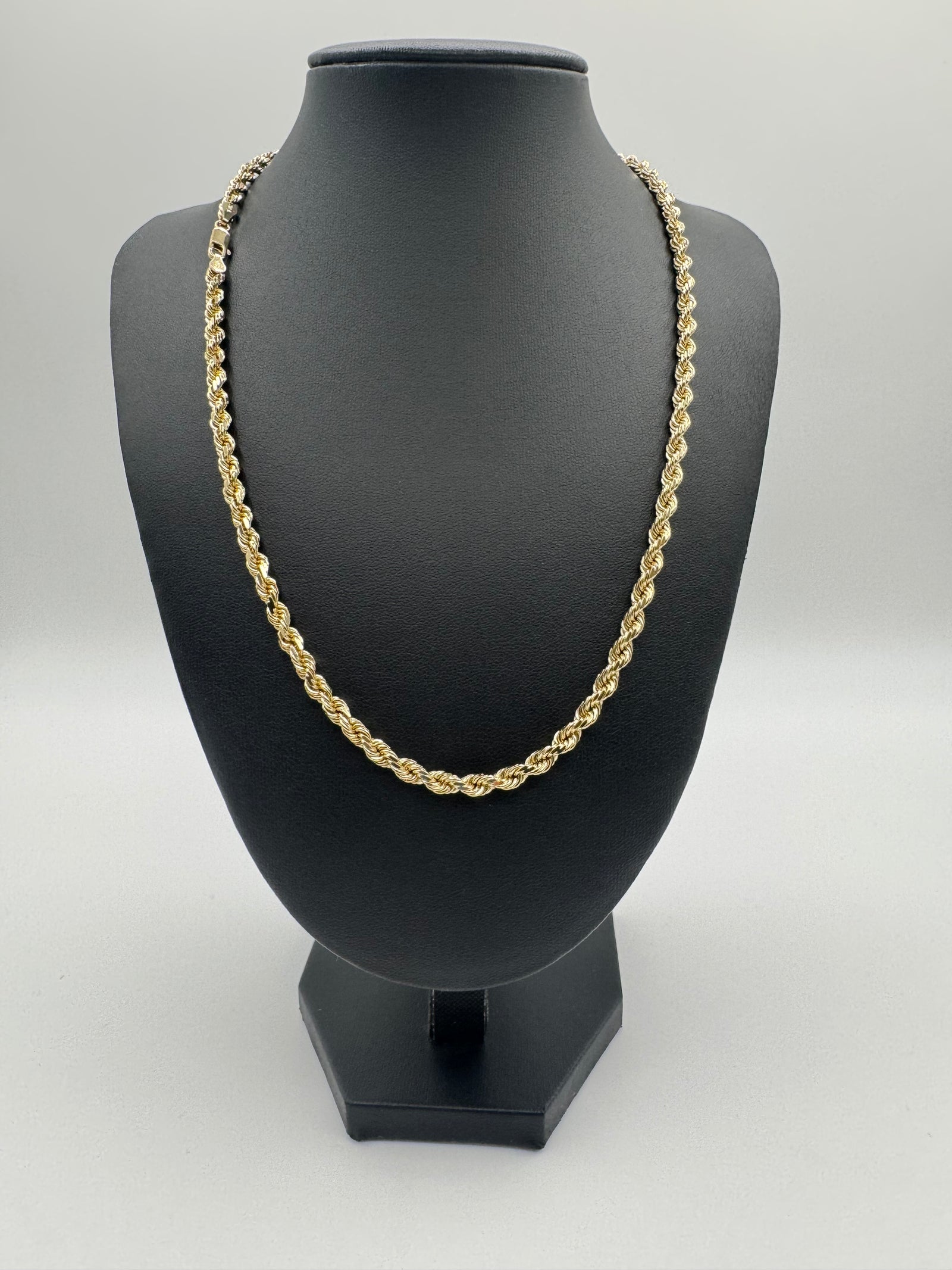 5mm Rope Chain 20 inches (DIAMOND CUT)