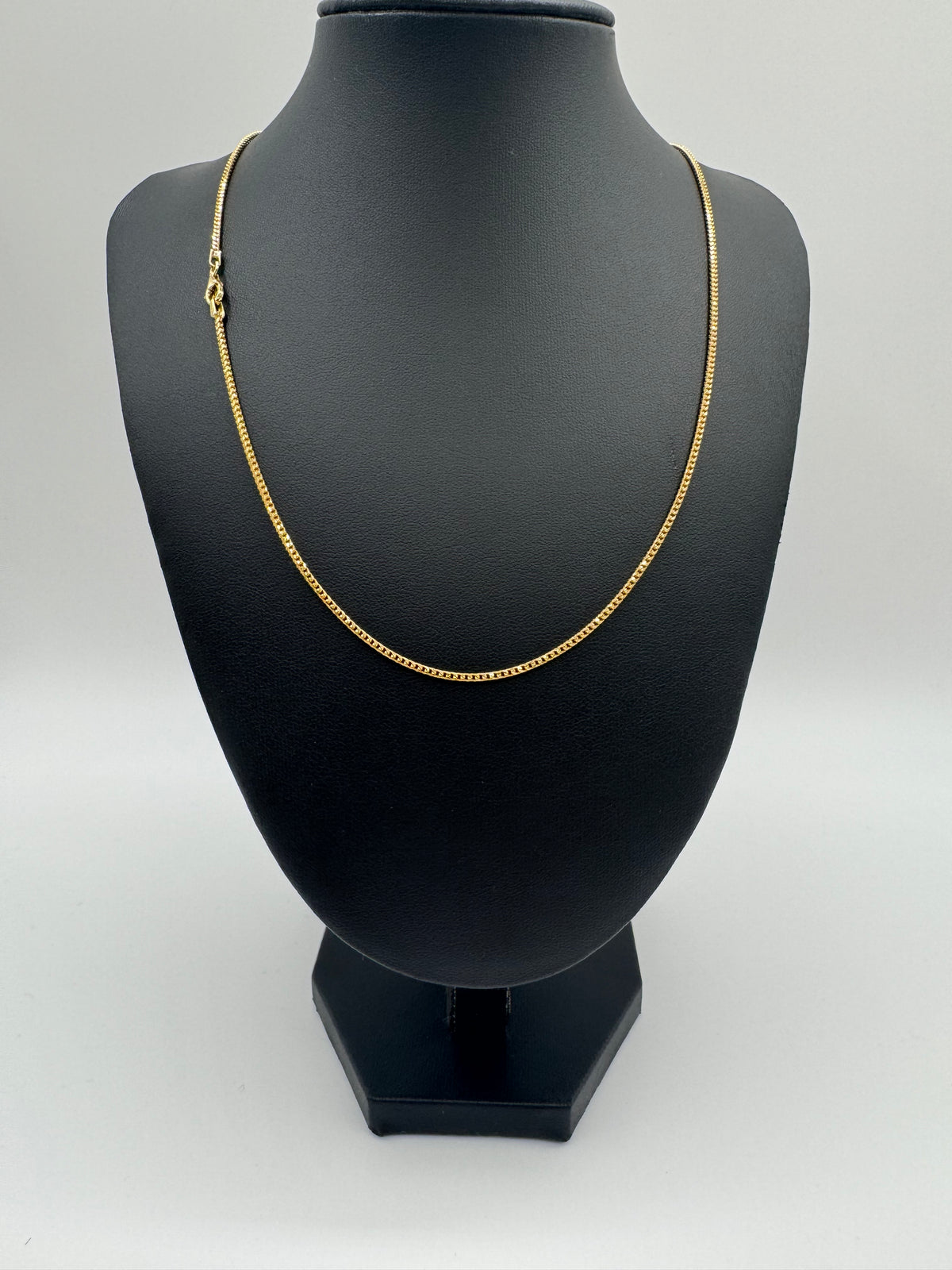 1.5mm Franco Chain 18 inches (DIAMOND CUT)