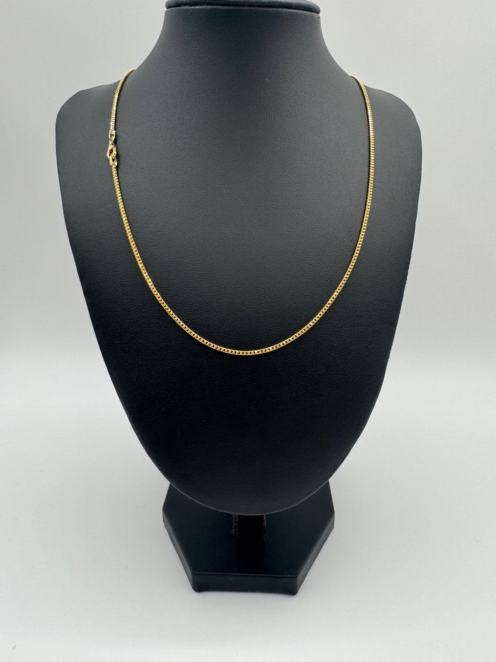 1.5mm Franco Chain 18 inches (DIAMOND CUT)