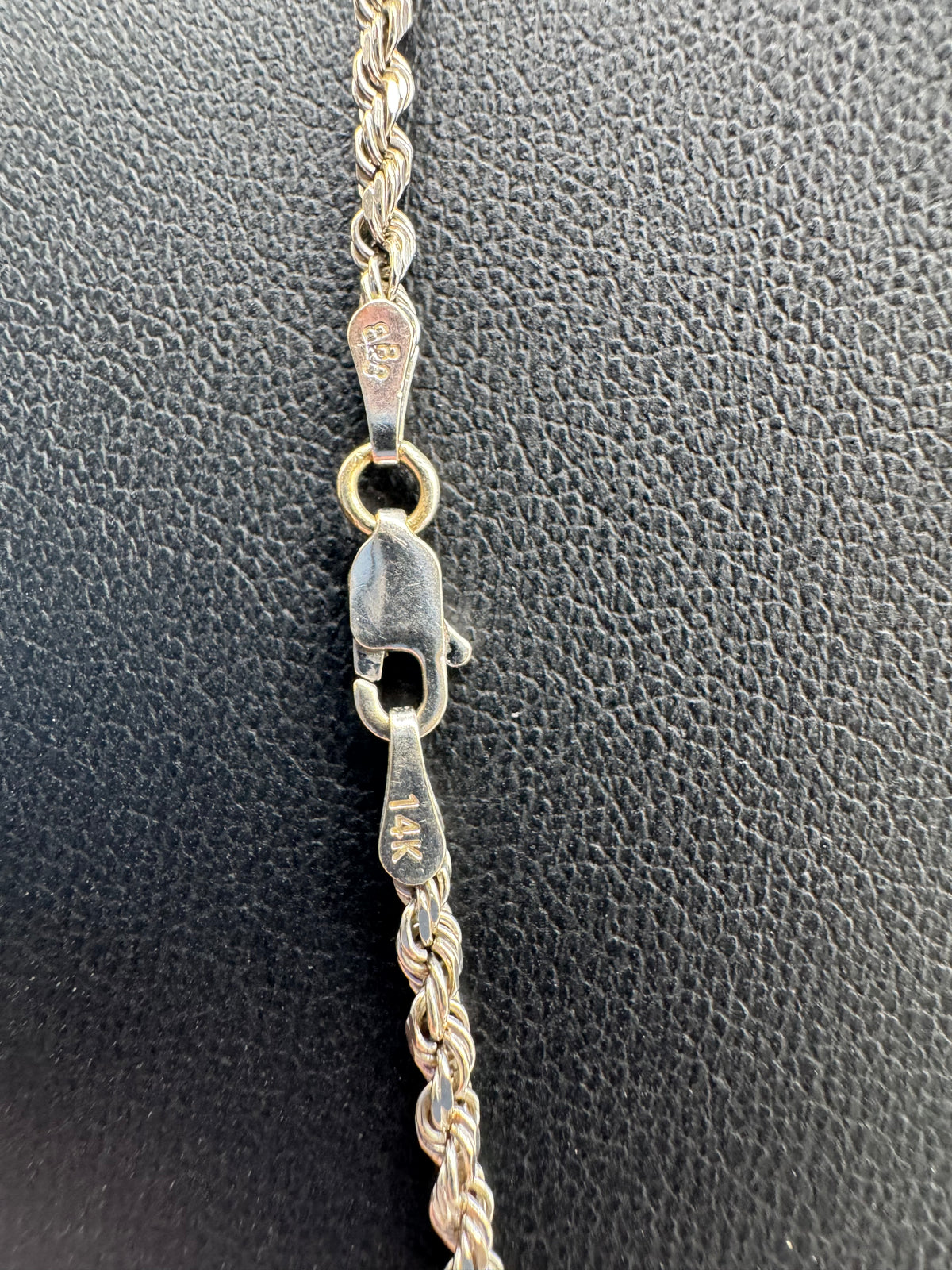 2.5mm Rope Chain 26 inches (DIAMOND CUT)