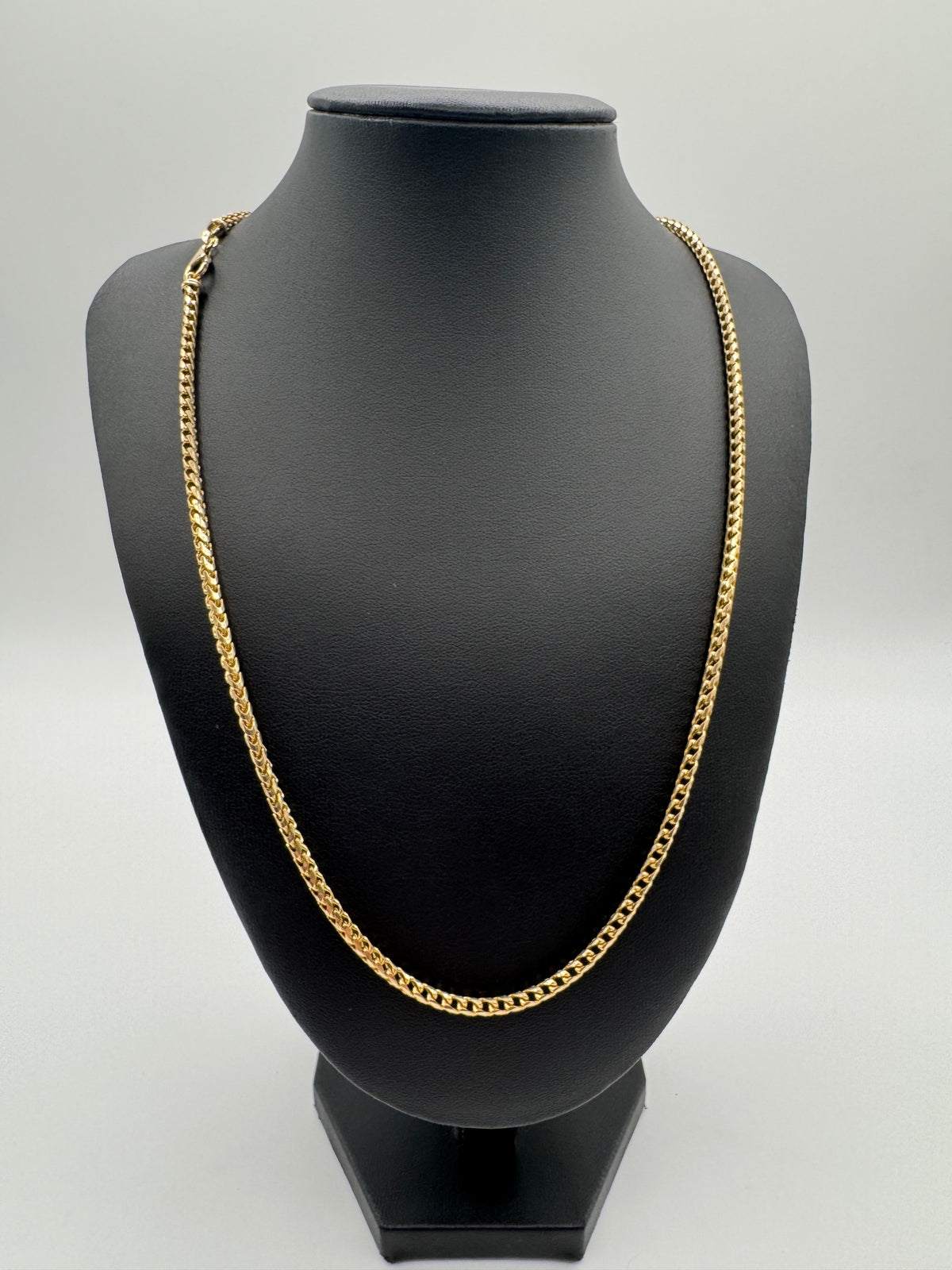 3mm Franco Chain 22 inches (DIAMOND CUT)-JACOJE Stamped