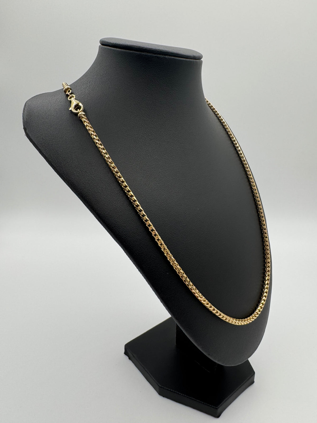 3mm Franco Chain 22 inches (DIAMOND CUT)-JACOJE Stamped