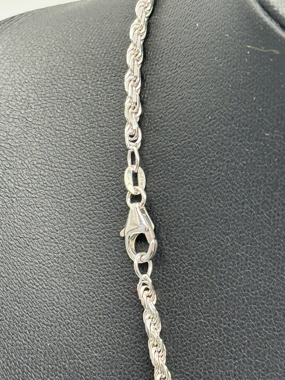 2.5mm Rope Chain 16 inches (DIAMOND CUT) JACOJE/ITALY