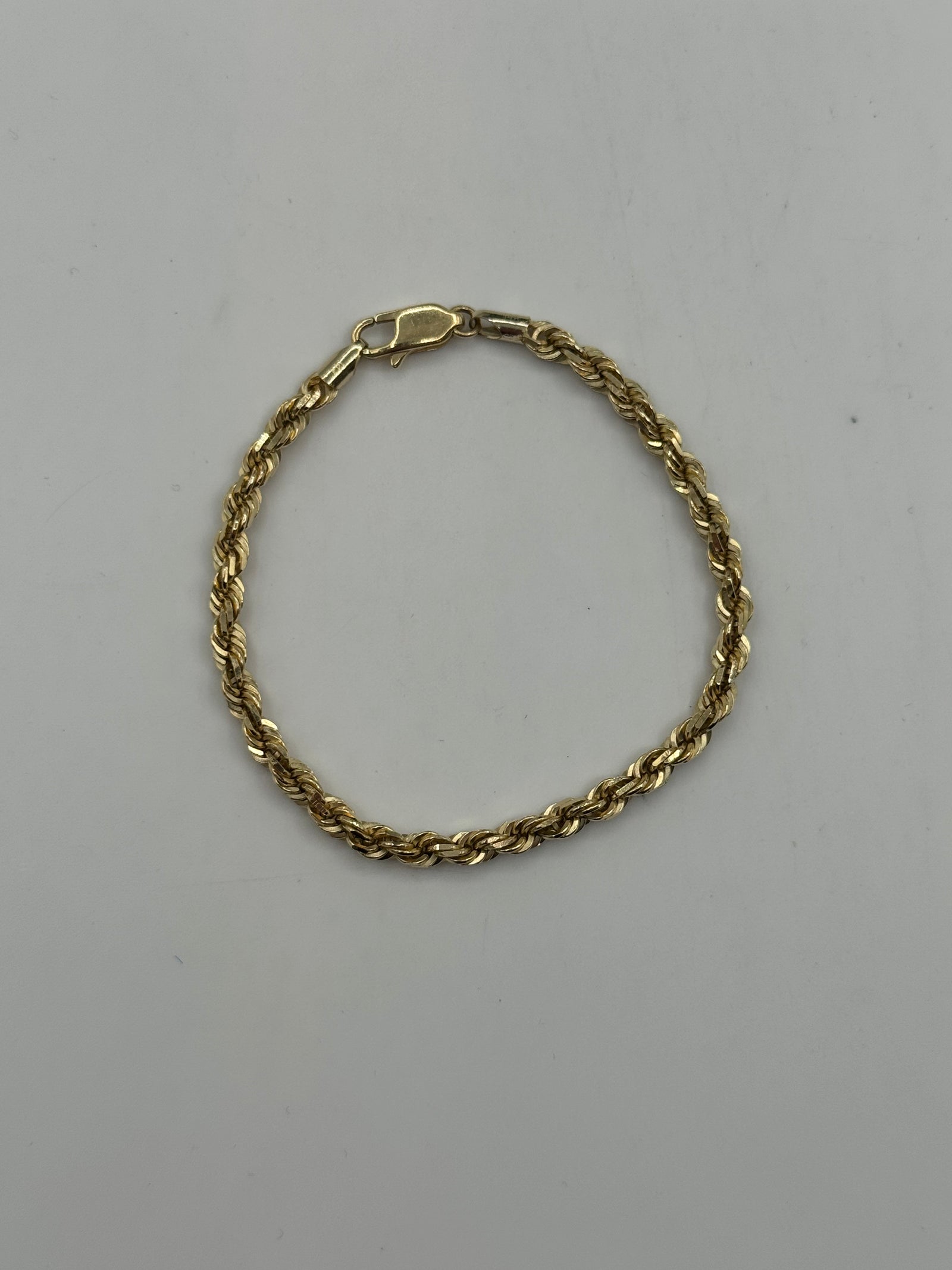 4mm Cali Rope Bracelet 7 inch (DIAMOND CUT)