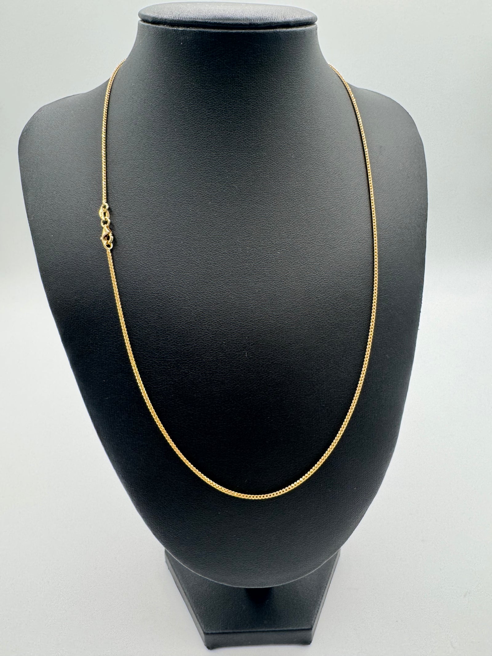 1mm Franco Chain 20 inches (DIAMOND CUT) (JACOJE STAMPED)-OVERSTOCK