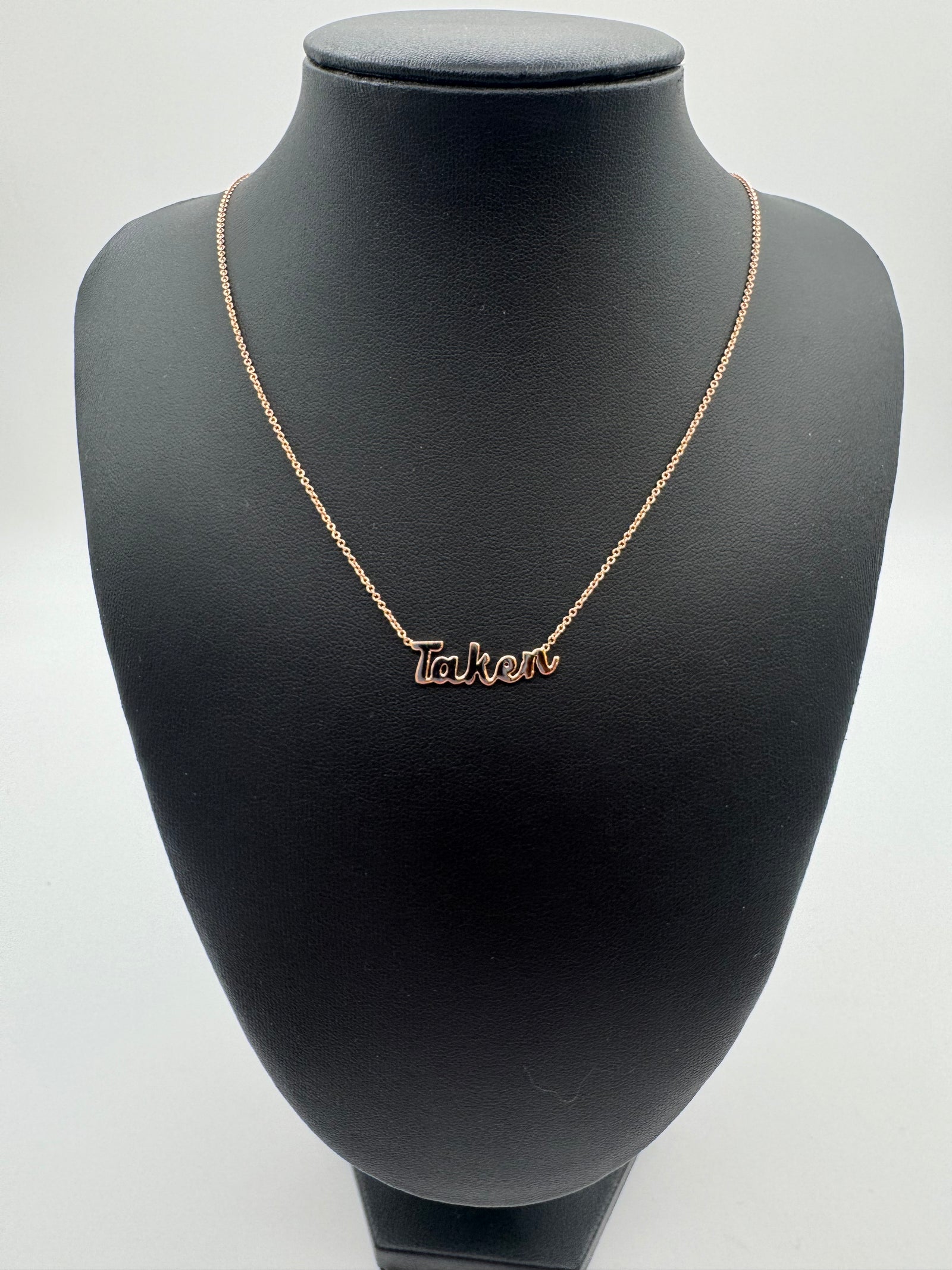 Jacoje Taken with Rolo Chain 18 inches-OVERSTOCK