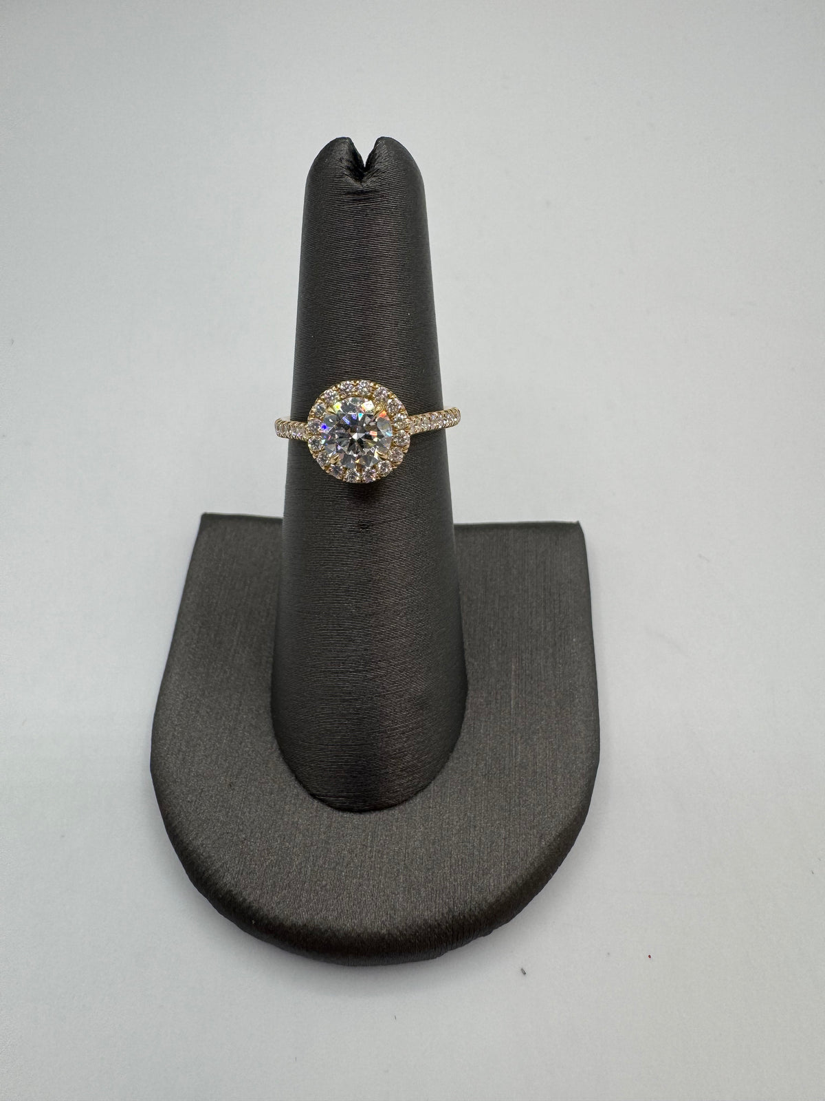 DIAMOND BRIDGE RING (LAB DIAMOND) BRAND NEW JACOJE SAMPLE
