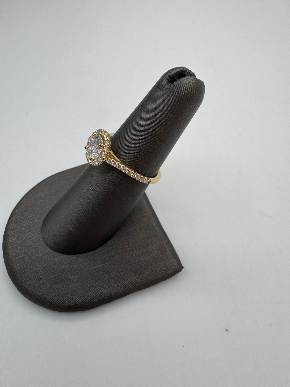 DIAMOND BRIDGE RING (LAB DIAMOND) BRAND NEW JACOJE SAMPLE