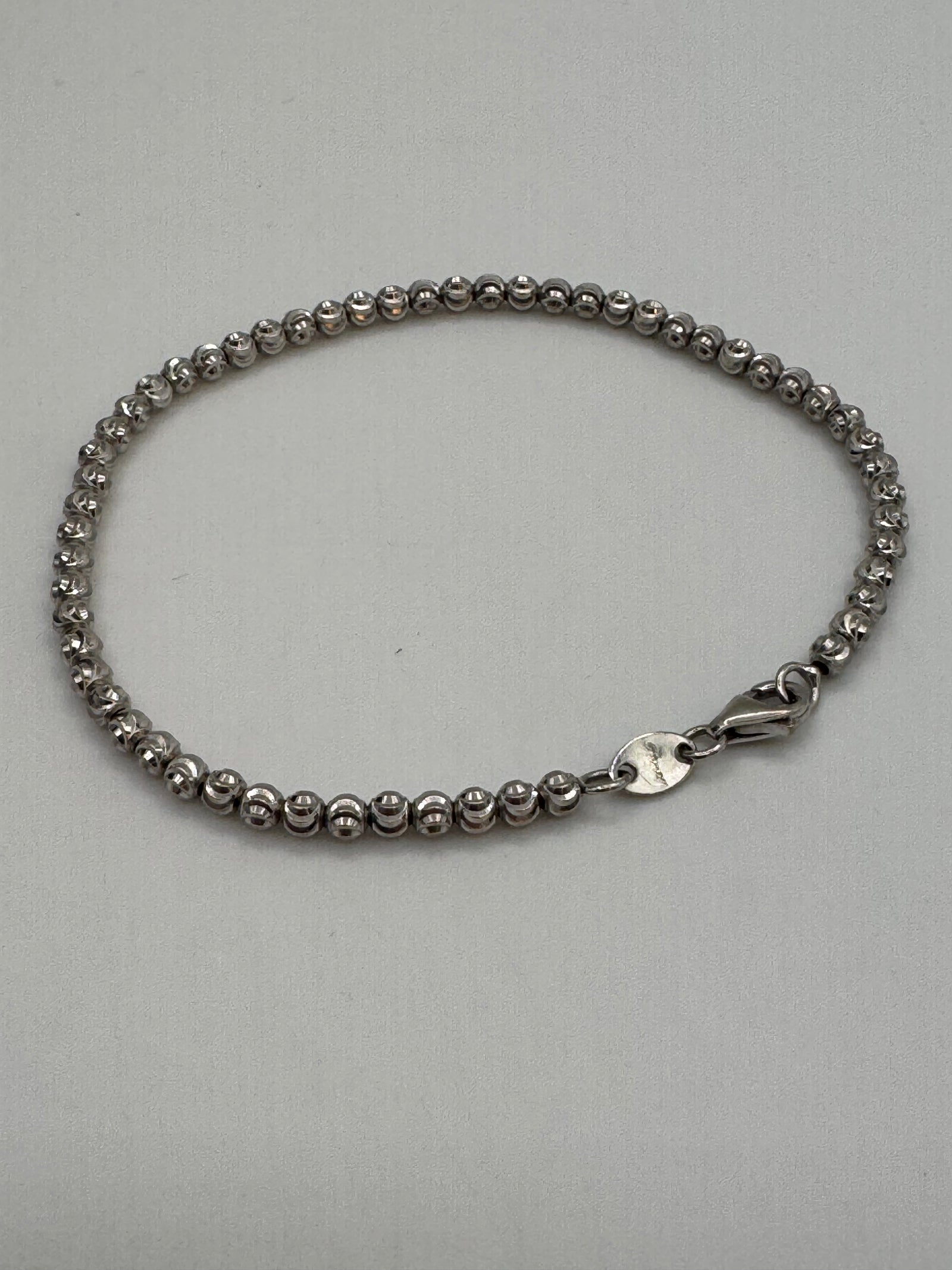 3mm Moon Cut Bracelet 7 inches