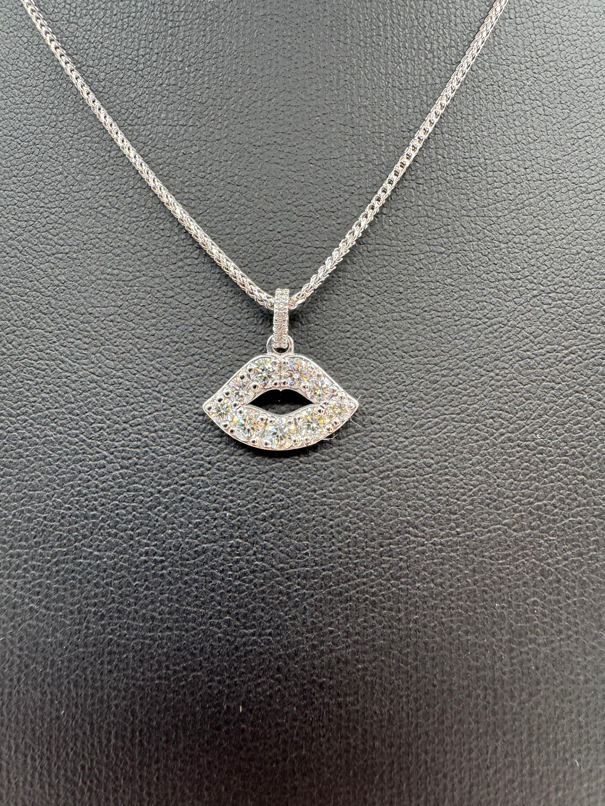 Jacoje Tiny Diamond Lips W/ 1.2MM FRANCO (JACOJE STAMPED) OVERSTOCK