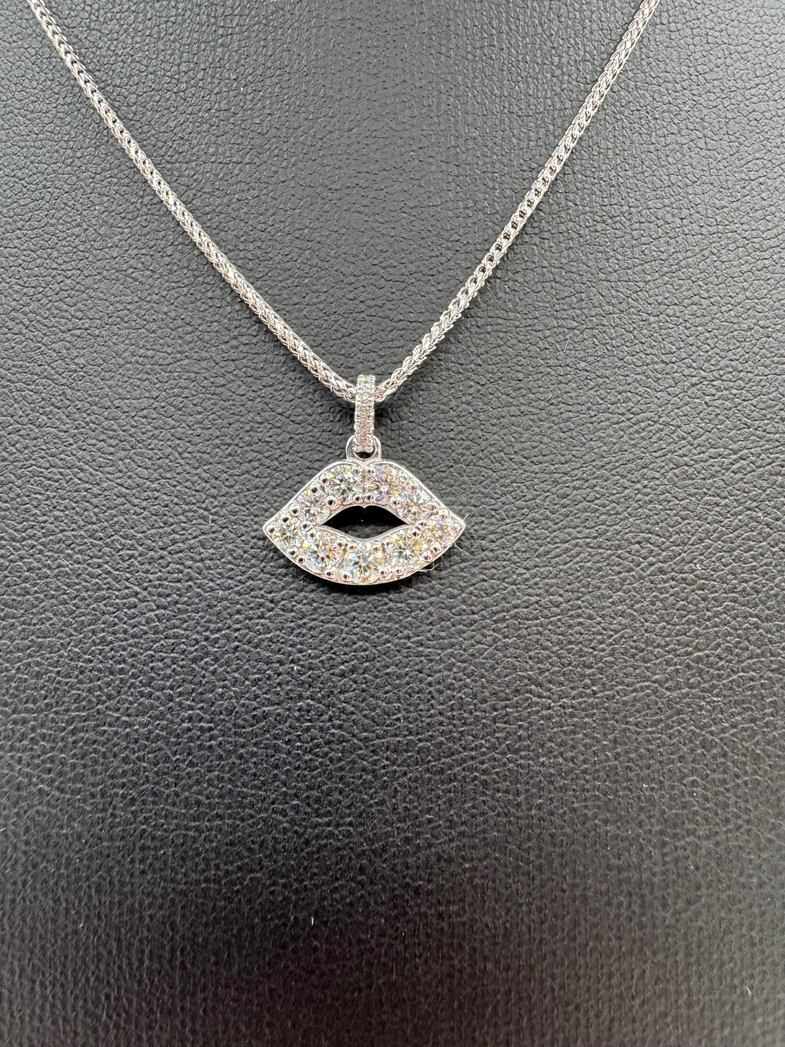 Jacoje Tiny Diamond Lips W/ 1.2MM FRANCO (JACOJE STAMPED) OVERSTOCK