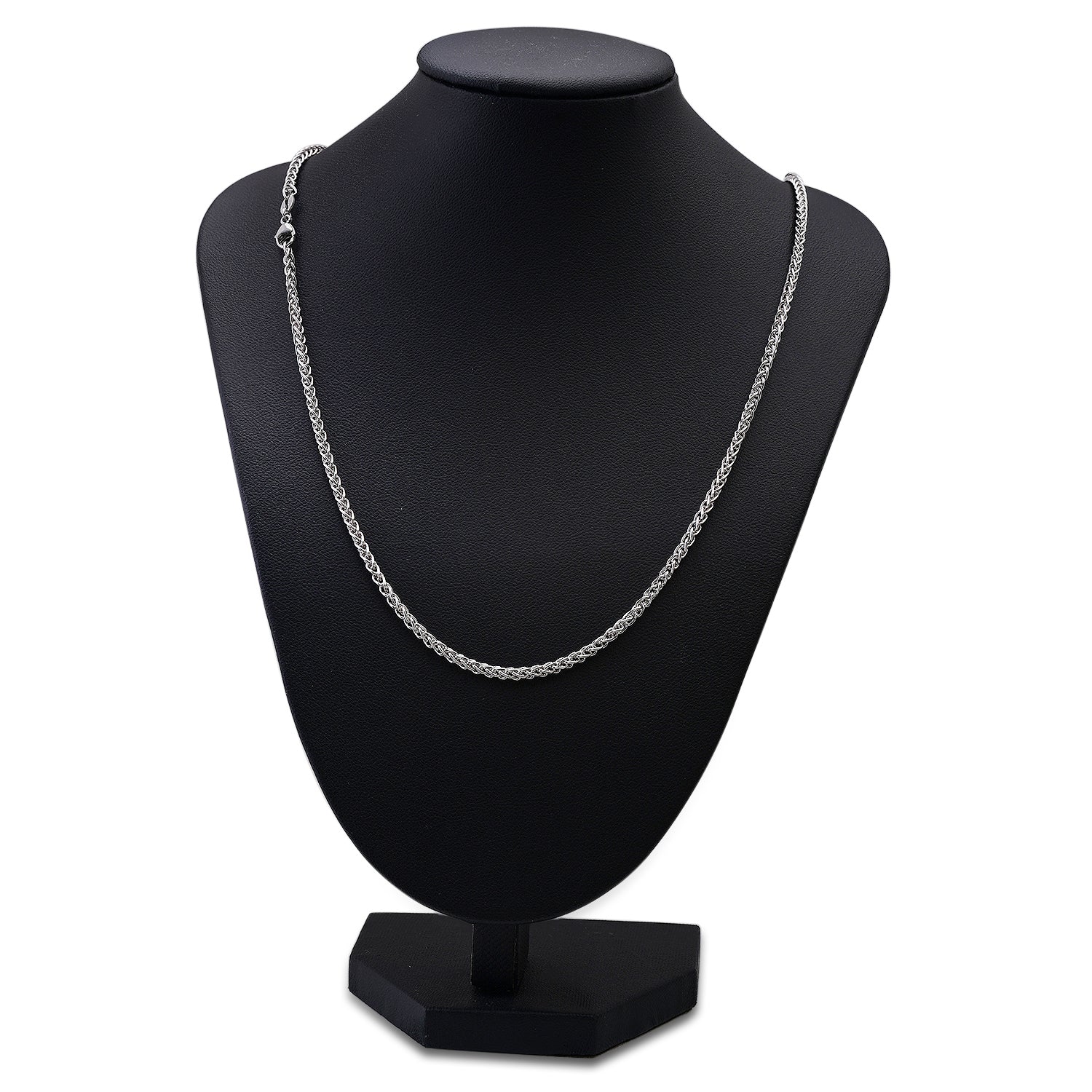 2.5MM WHEAT CHAIN (PLATINUM)