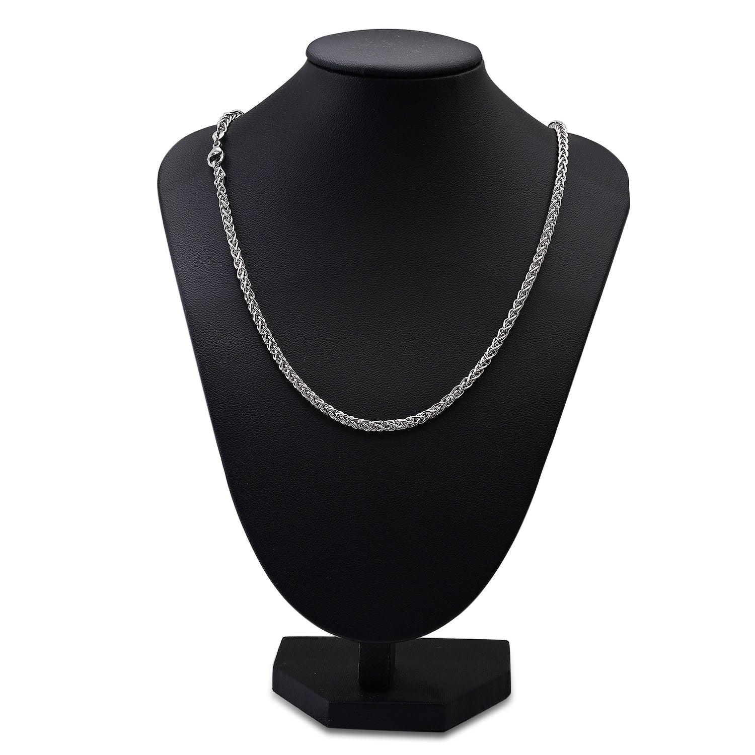 3MM WHEAT CHAIN (PLATINUM) (Copy)